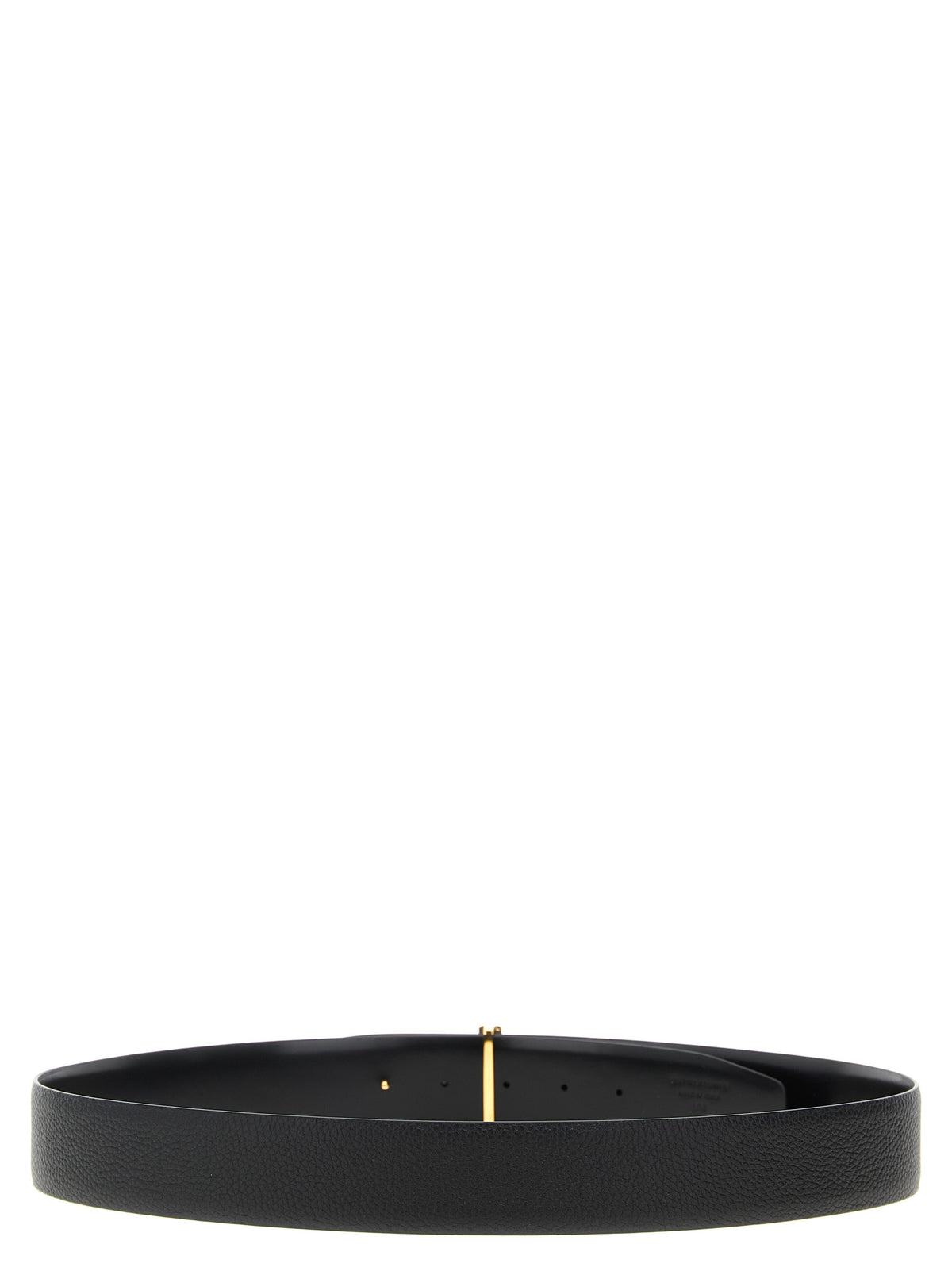 Tom Ford Black Calfskin Regular Men's Belt