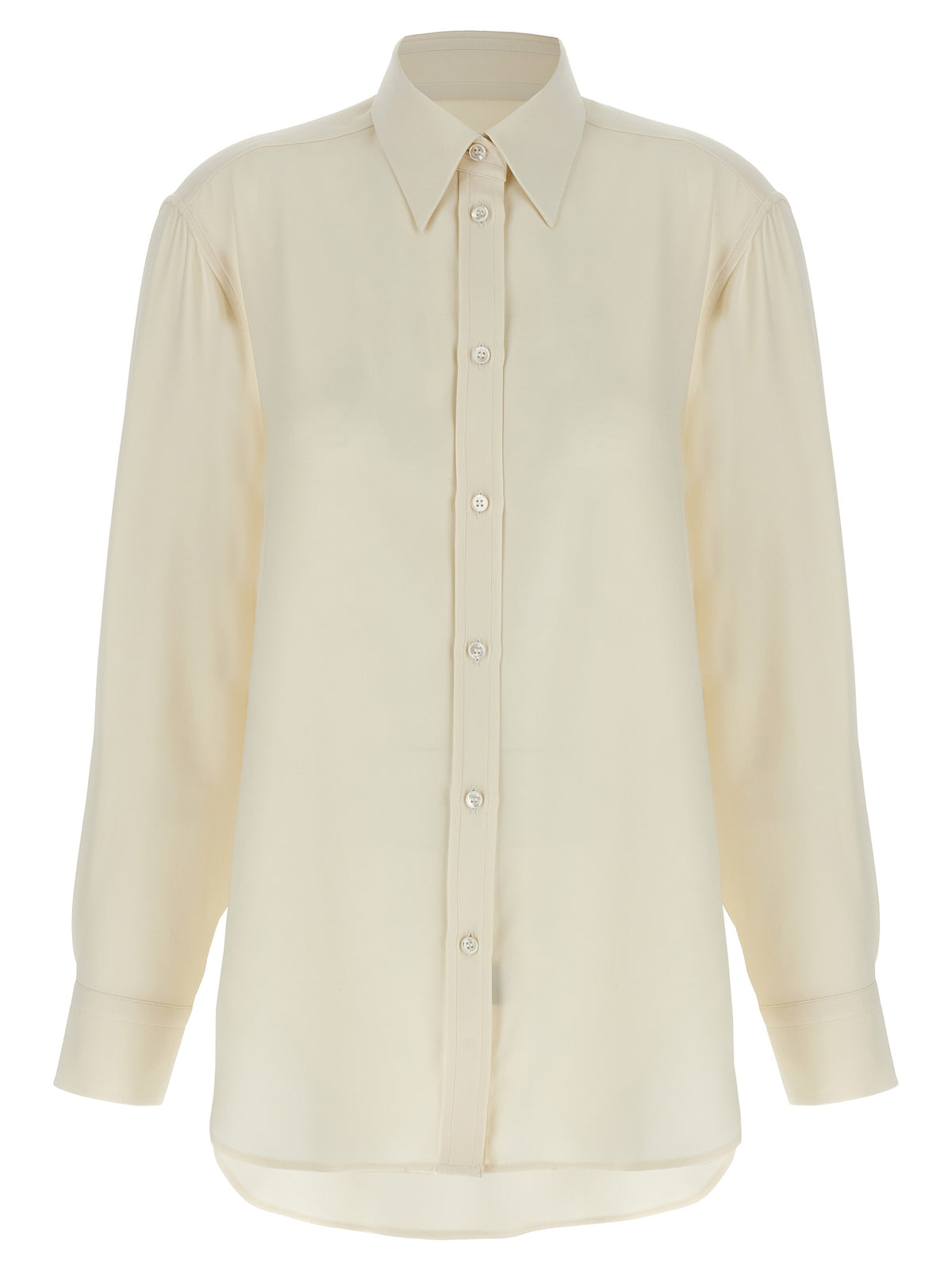 Brioni White Silk Women's Blouse