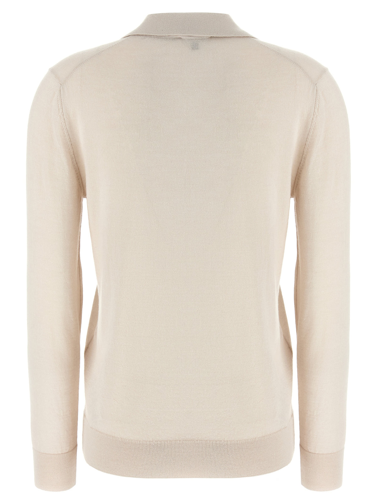 Brioni Beige Cashmere Polo Women's Shirt