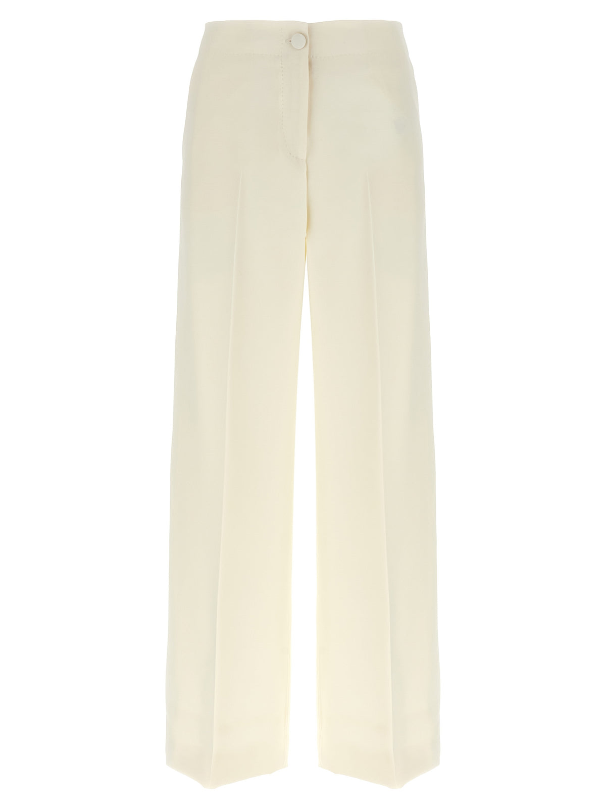 Brioni White Wool Casual Women's Pants