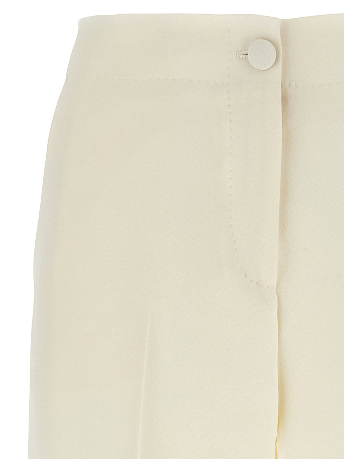Brioni White Wool Casual Women's Pants