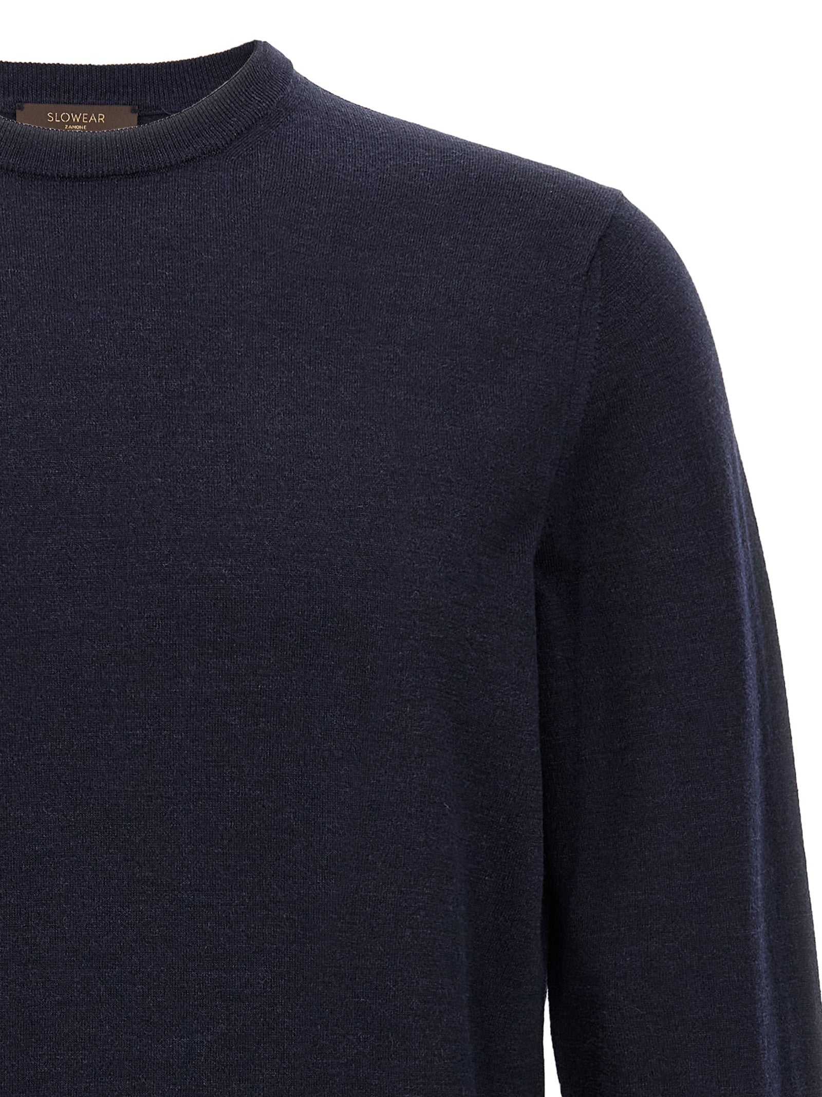 ZANONE Blue Virgin Wool Men's Cardigan