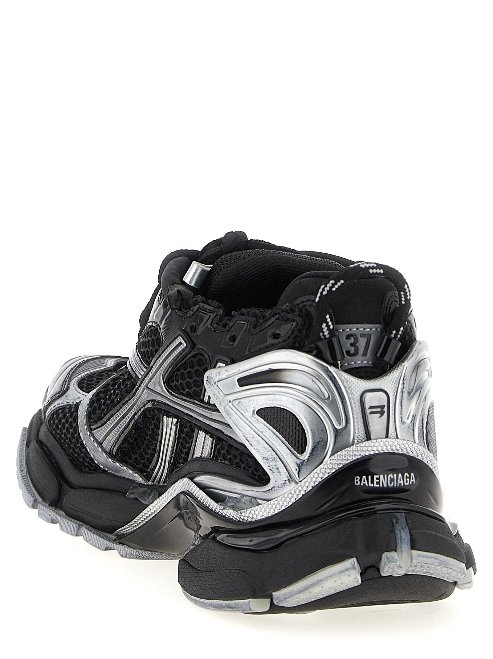 Balenciaga Black Polyethylene Athletic Women's Sneakers