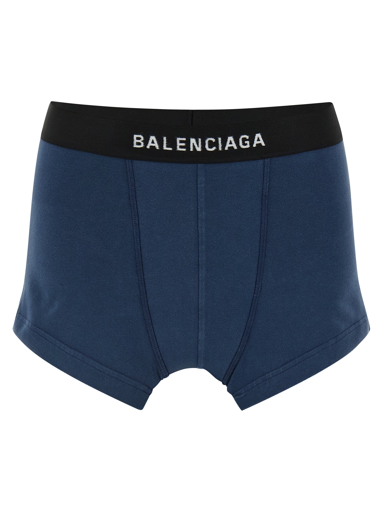 Balenciaga Blue Cotton Long Women's Skirt