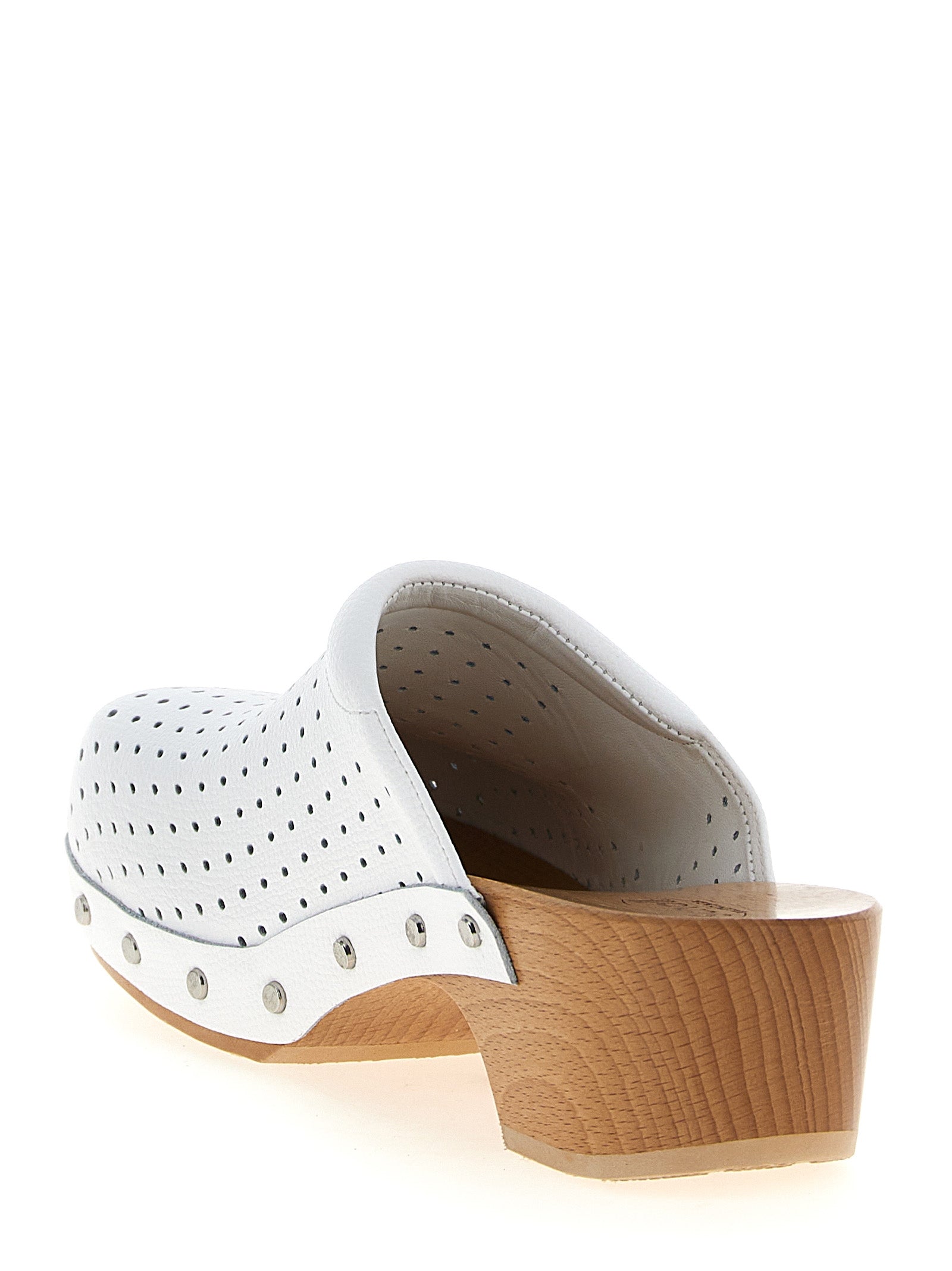 Balenciaga White Calfskin Women's Clogs