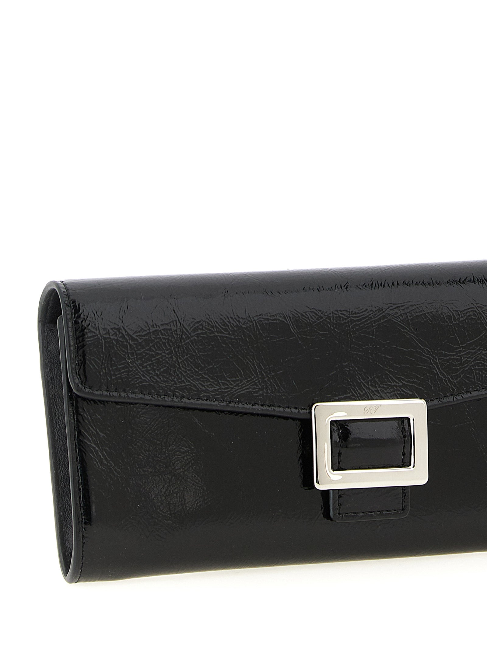 Roger Vivier Black Calfskin Women's Cardholder