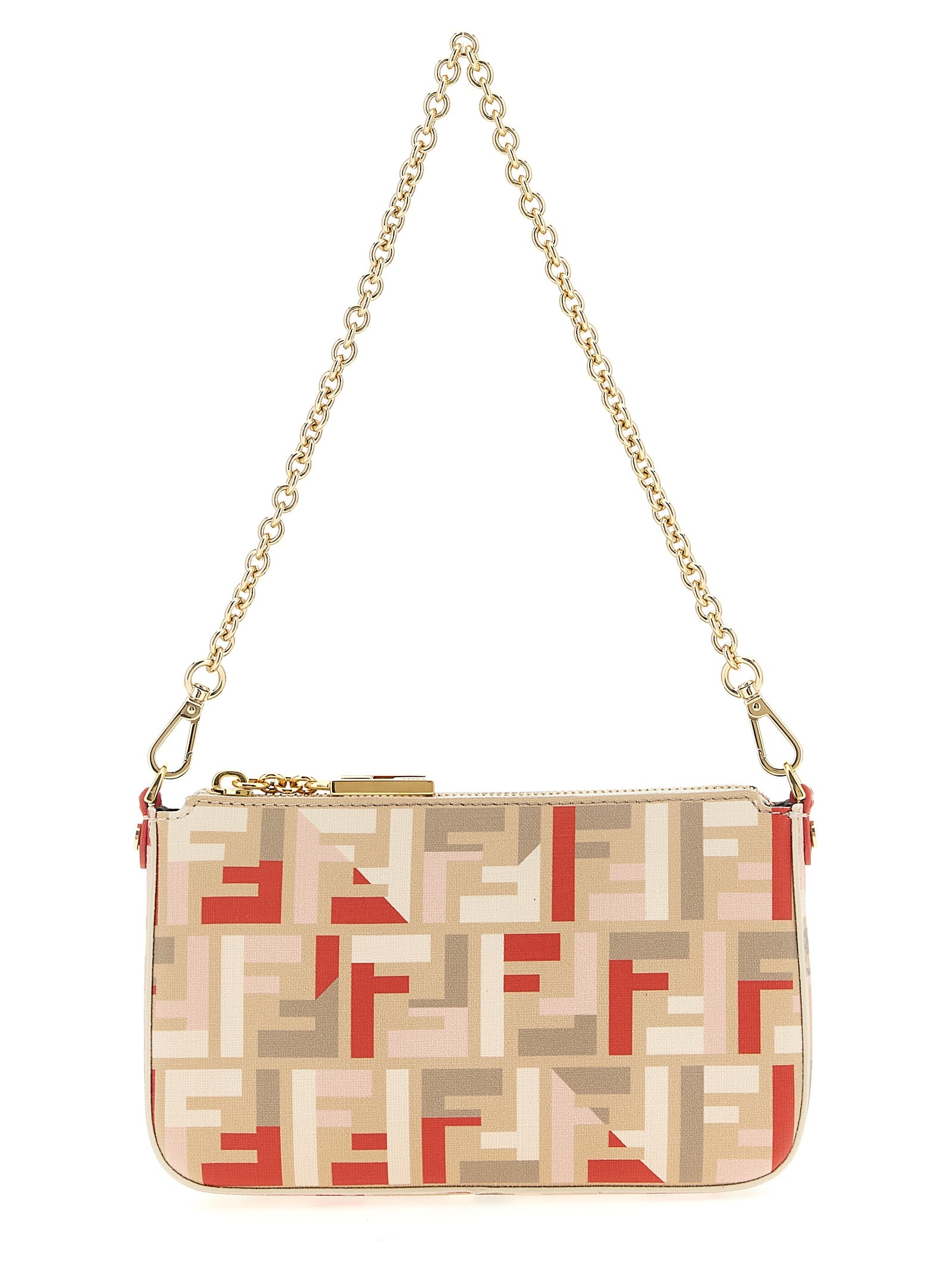 Fendi Multicolor Polyethylene Clutch Women's Bag