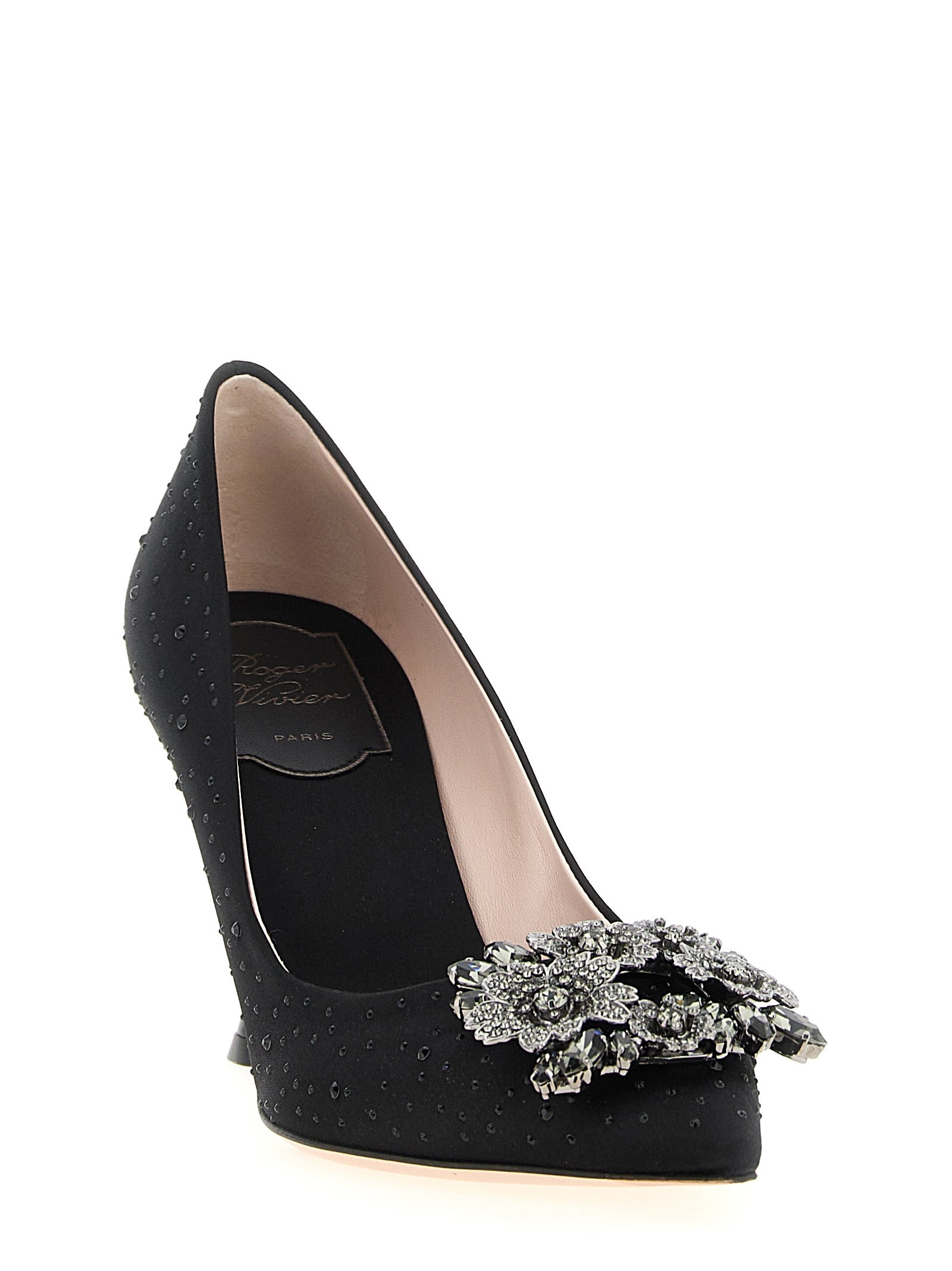 Roger Vivier Black Viscose High Heel Women's Pumps