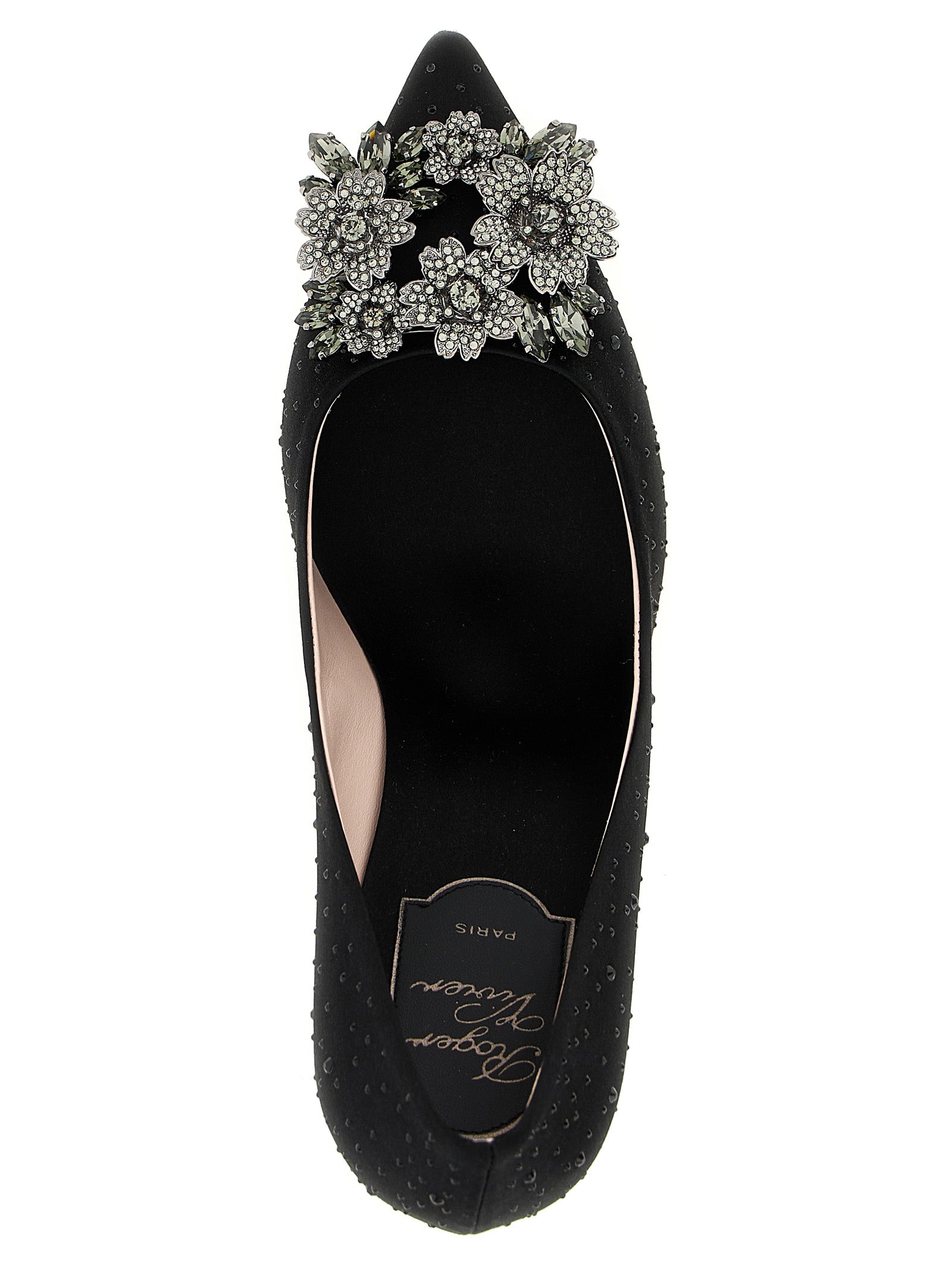 Roger Vivier Black Viscose High Heel Women's Pumps