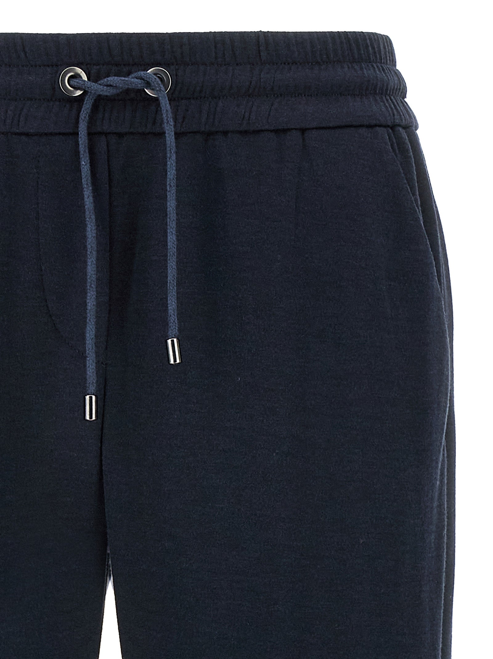 Brunello Cucinelli Blue Cotton Joggers (Workout Women's Pants)