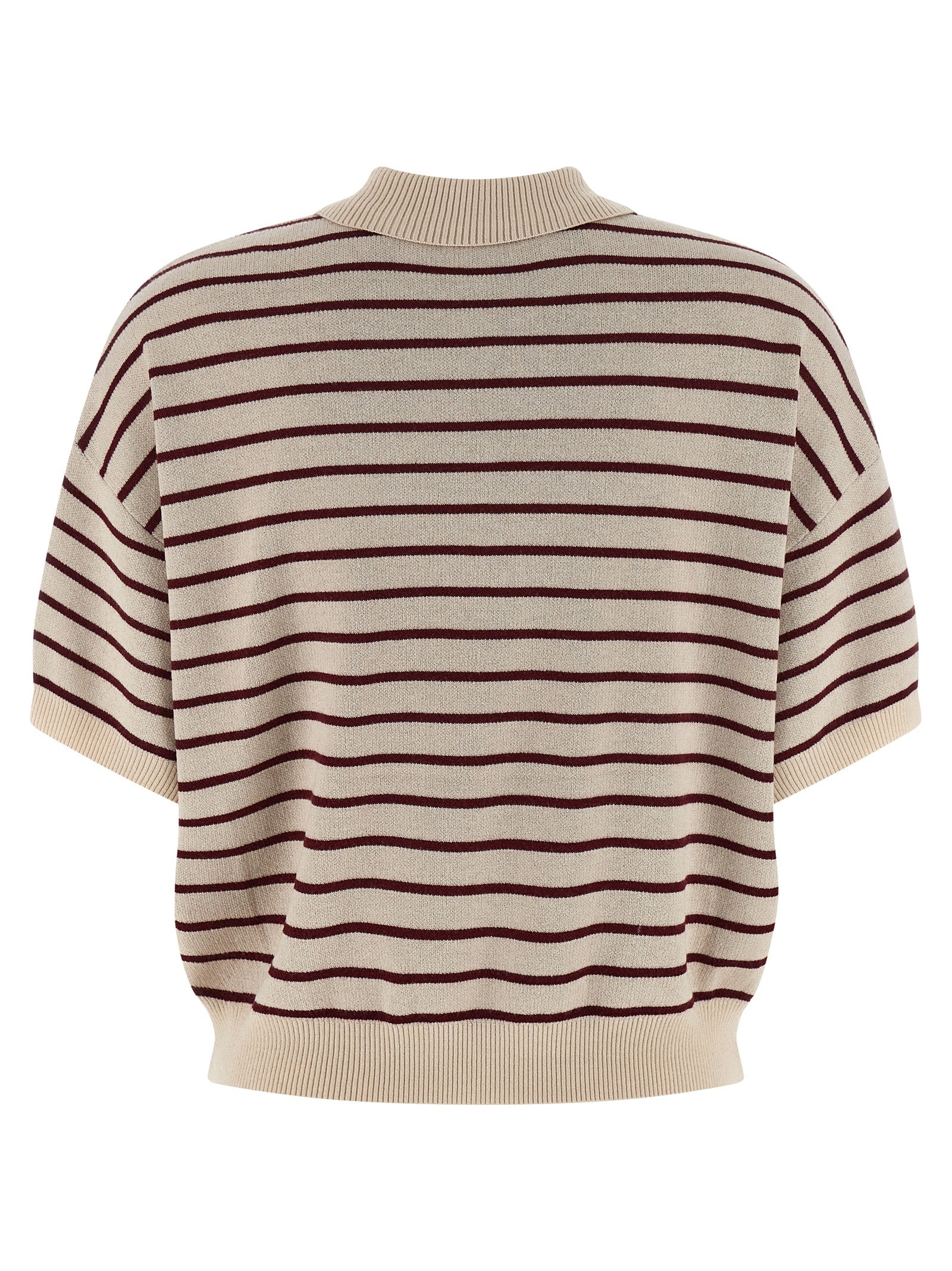 ROTATE BIRGER CHRISTENSEN Multicolor Mohair Polo Women's Shirt