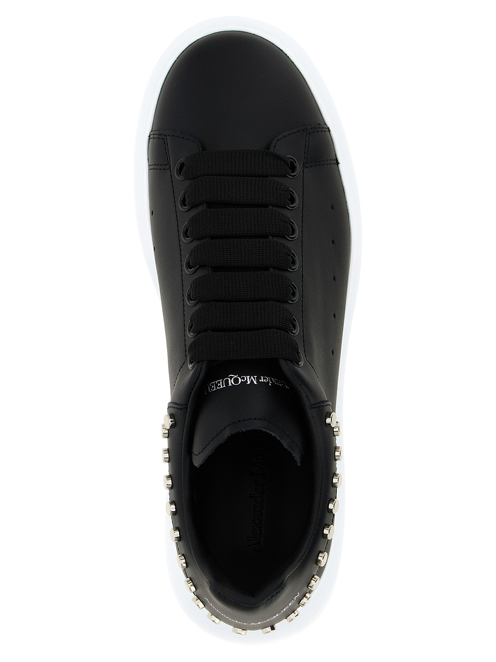 Alexander McQueen Black Calfskin Chunky Men's Sneakers