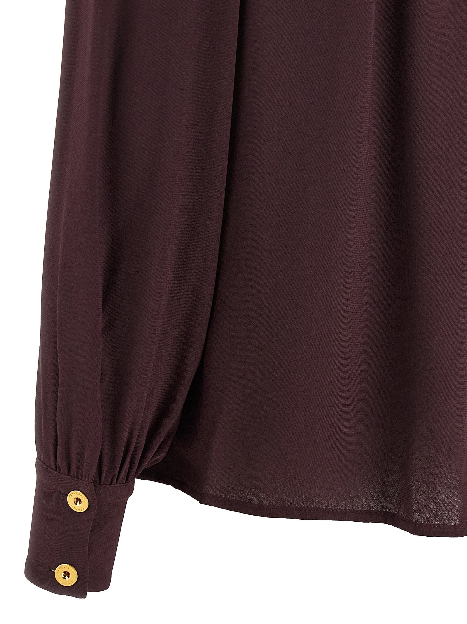 Elisabetta Franchi Purple Viscose Women's Blouse
