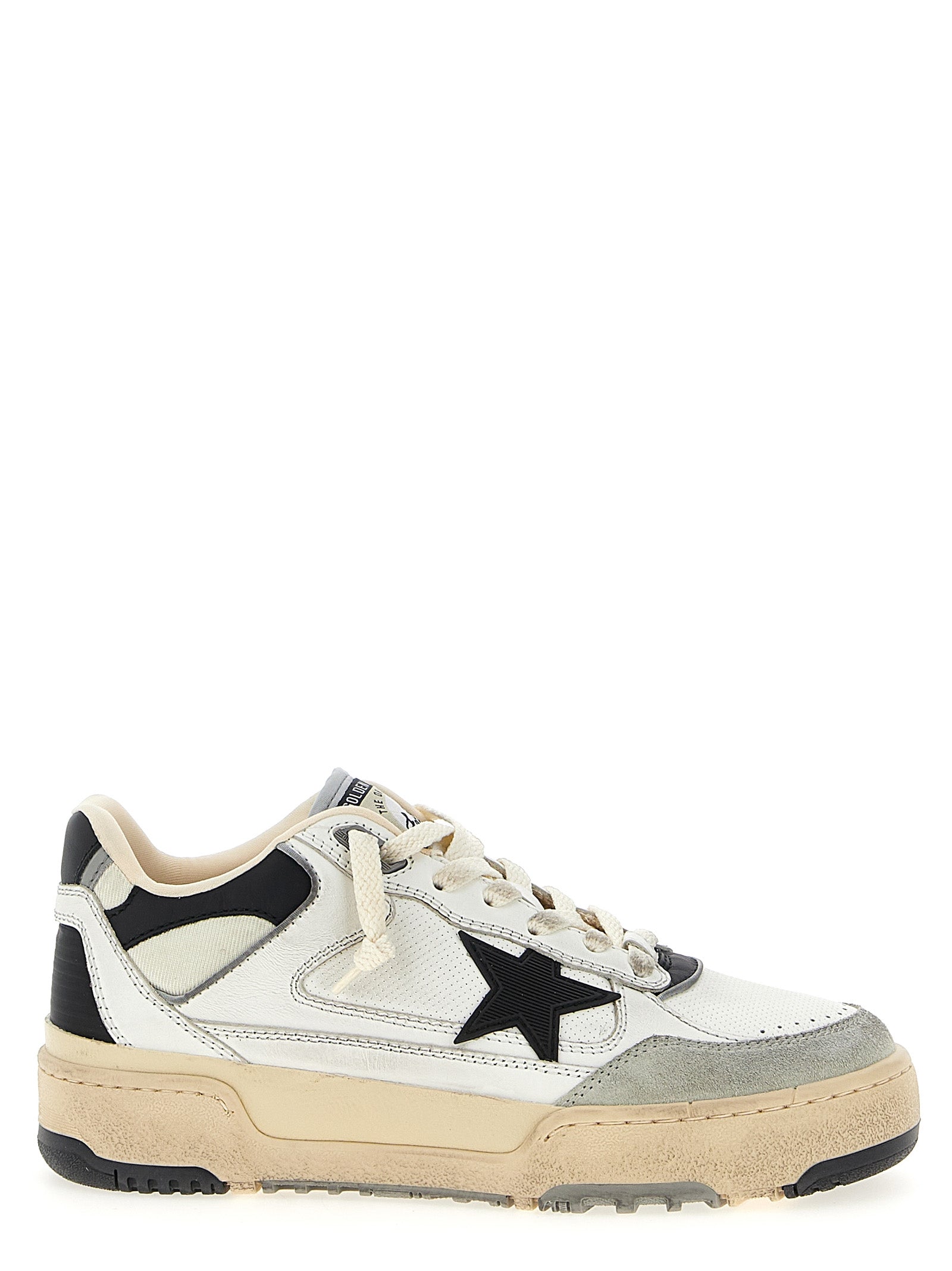 Golden Goose Bicolor Leather Athletic Women's Sneakers