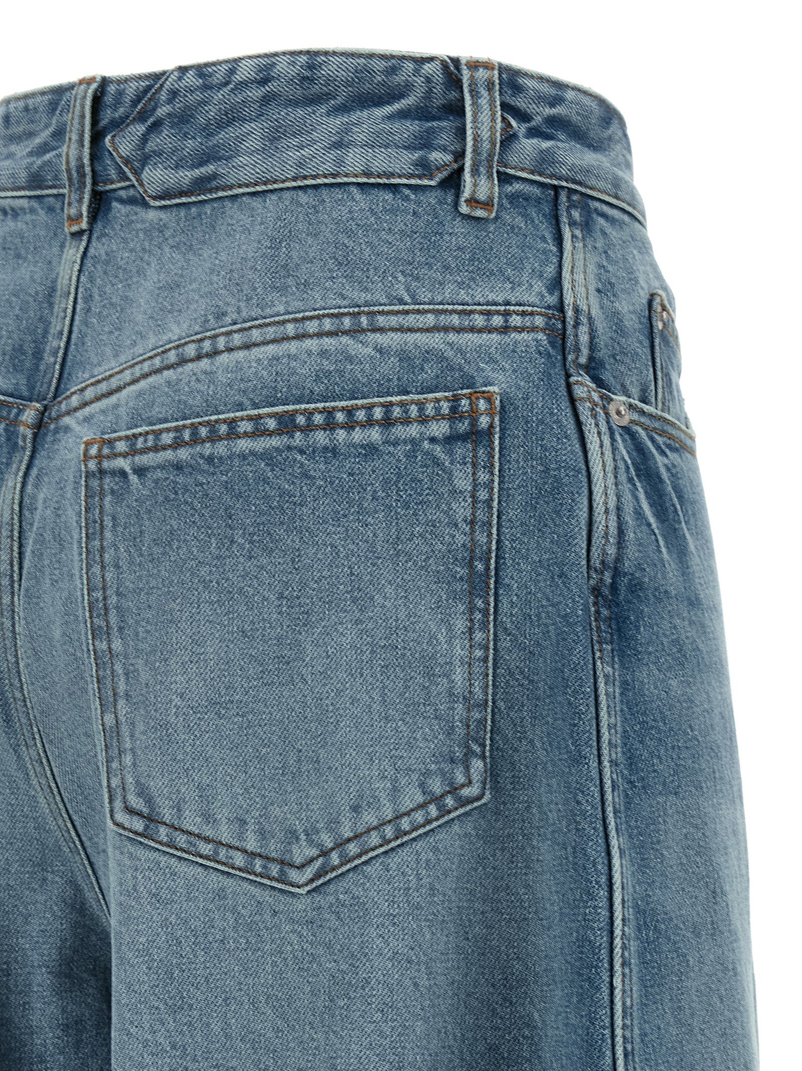 Jacquemus Blue Cotton High-Waisted Women's Jean
