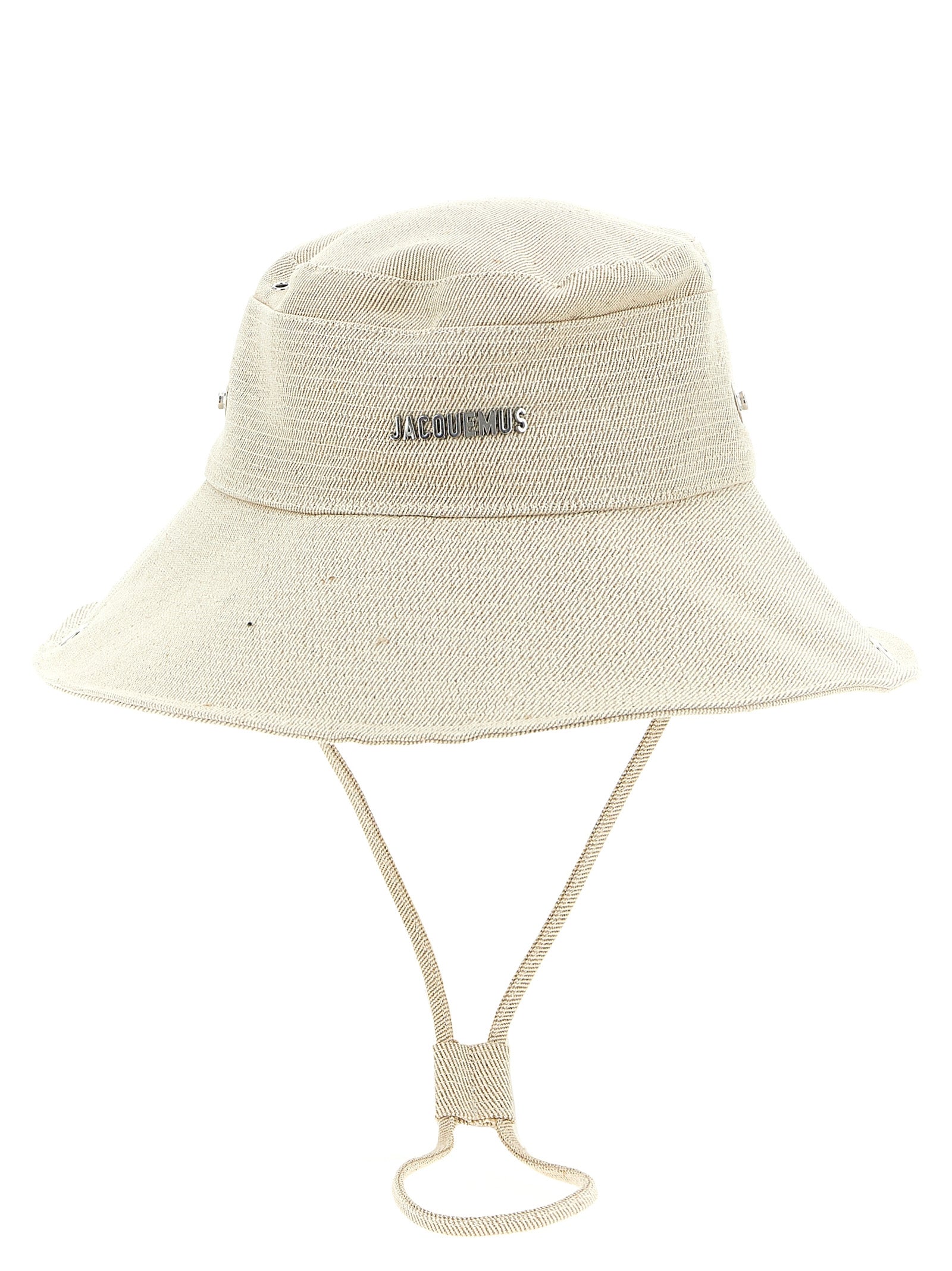 Jacquemus Beige Polyester Bucket Men's Hat