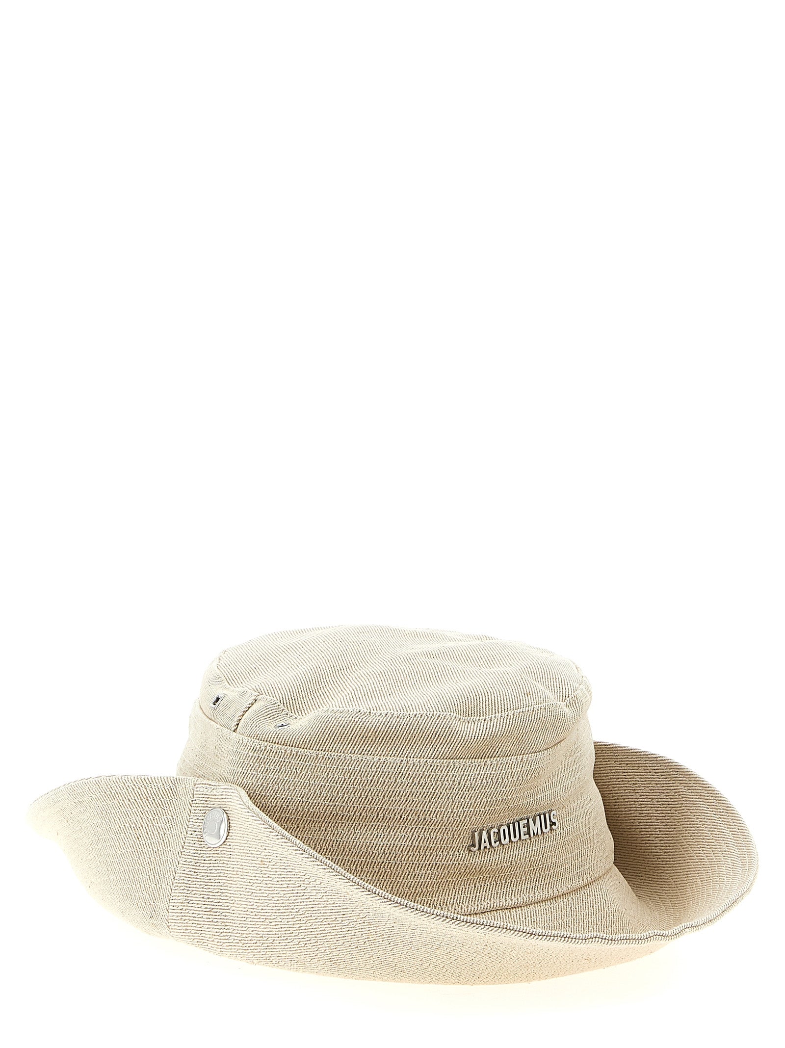 Jacquemus Beige Polyester Bucket Men's Hat