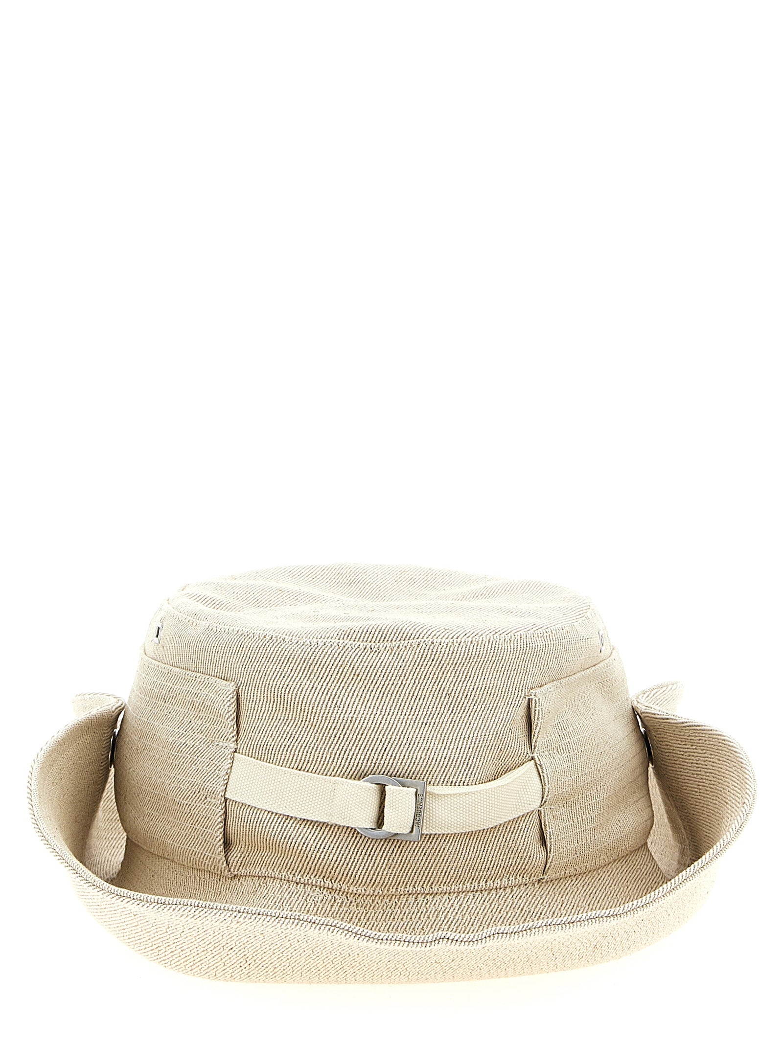 Jacquemus Beige Polyester Bucket Men's Hat