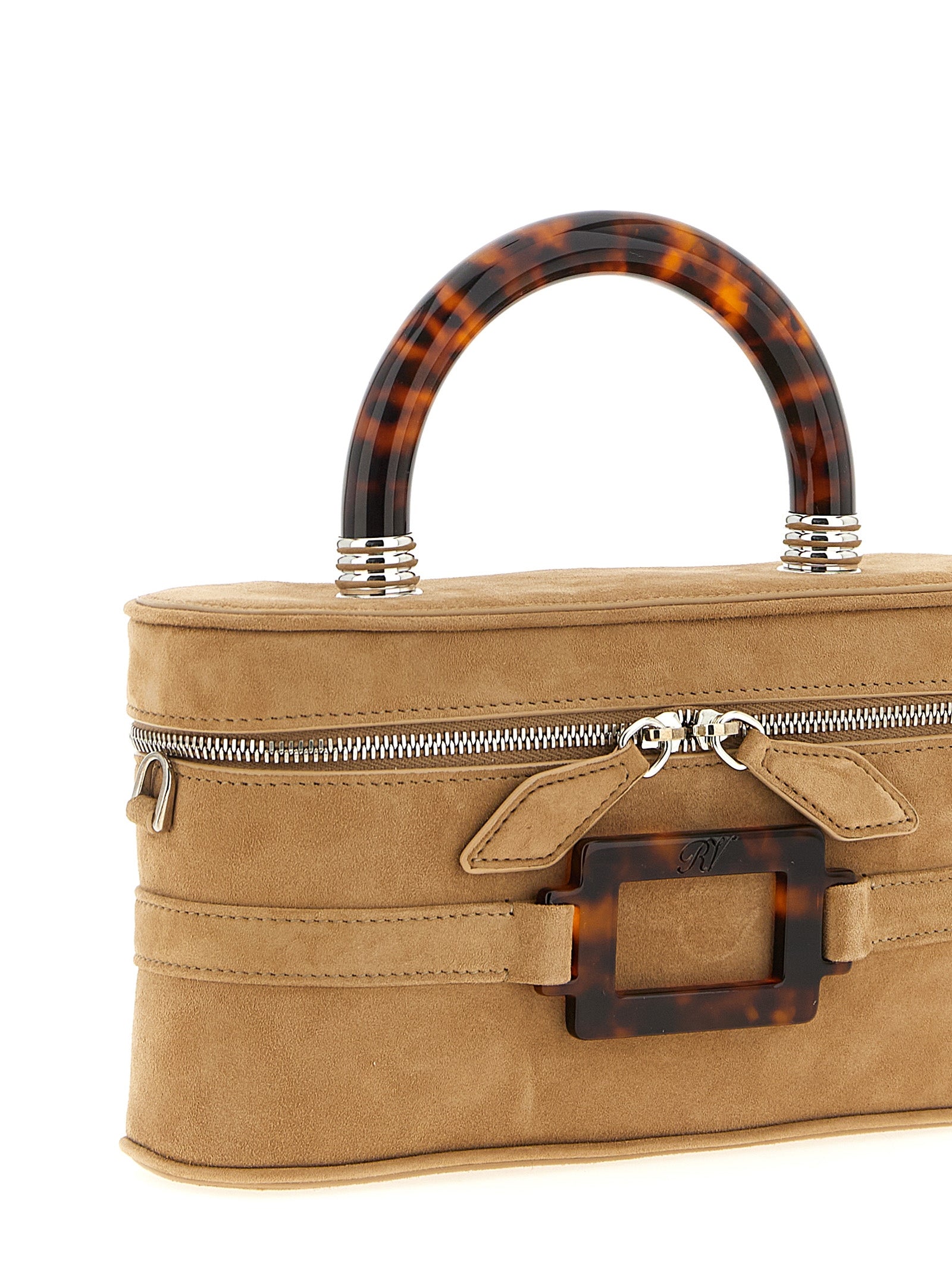 Roger Vivier Beige Goatskin Women's Handbag