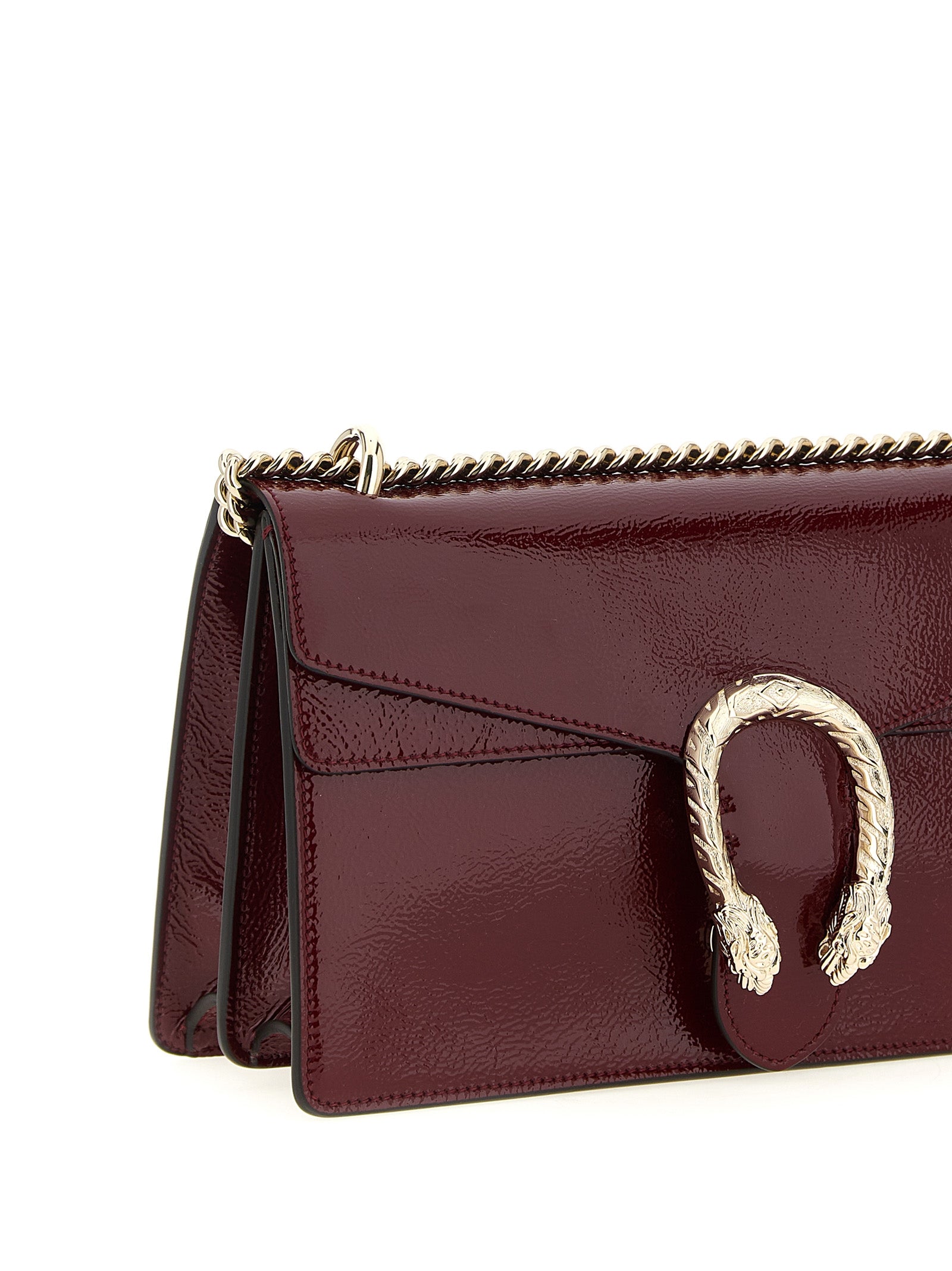 Gucci Red Calfskin Shoulder Women's Bag