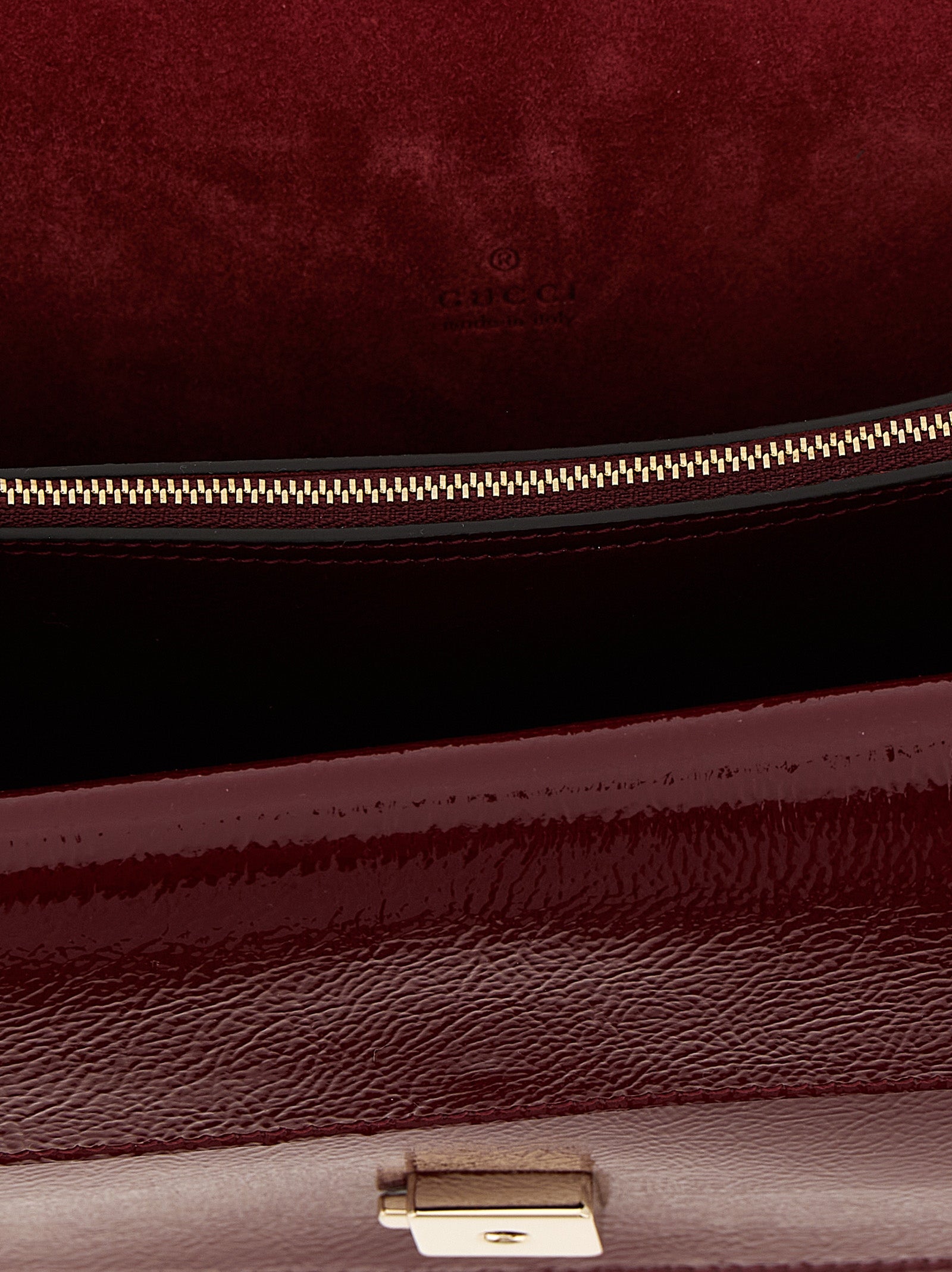 Gucci Red Calfskin Shoulder Women's Bag