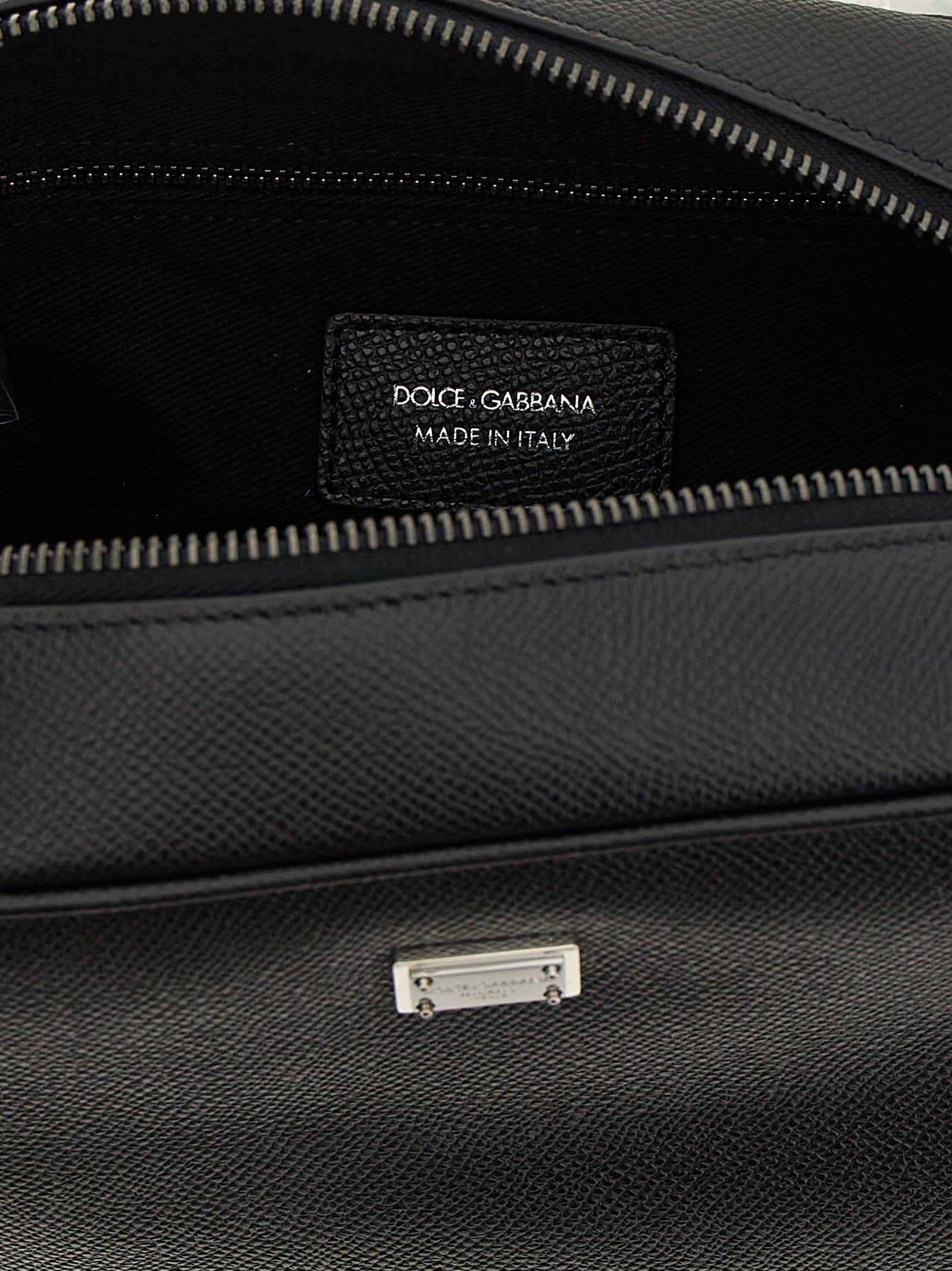 Dolce & Gabbana Black Calfskin Leather Men's Wallet