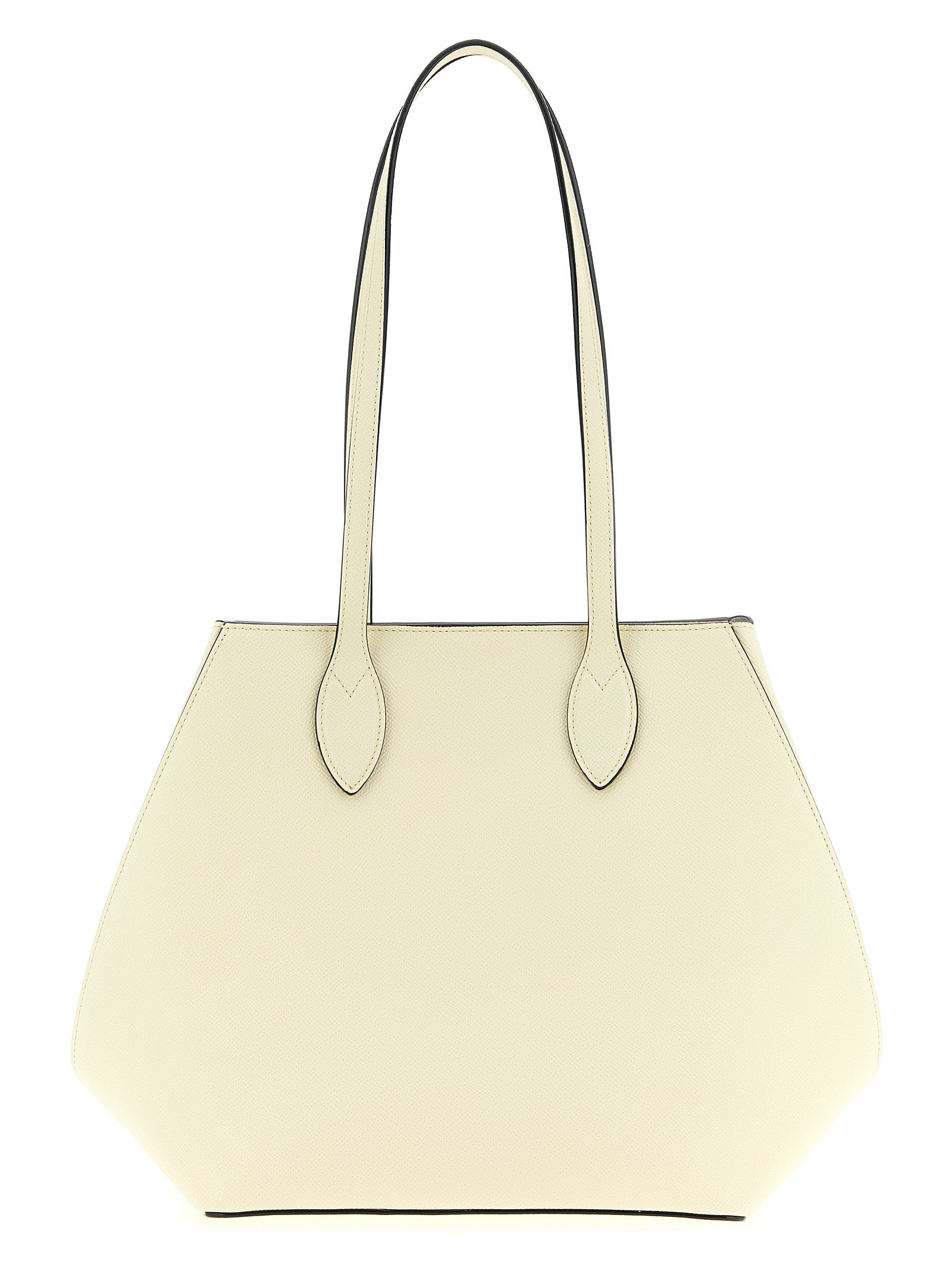 Valextra White Calfskin Tote Women's Bag