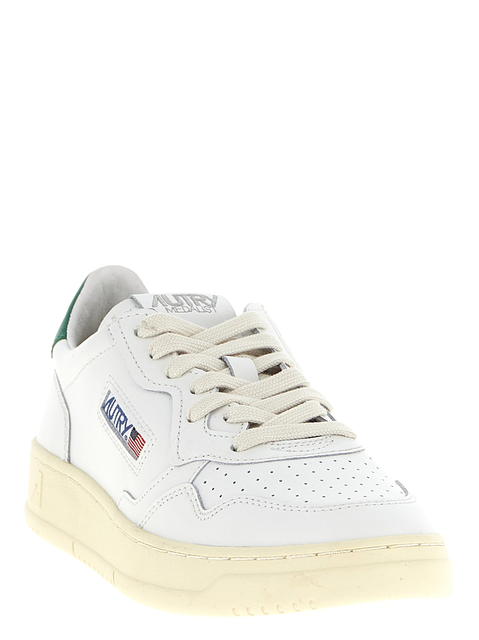 Autry Bicolor Goatskin Low Top Men's Sneakers