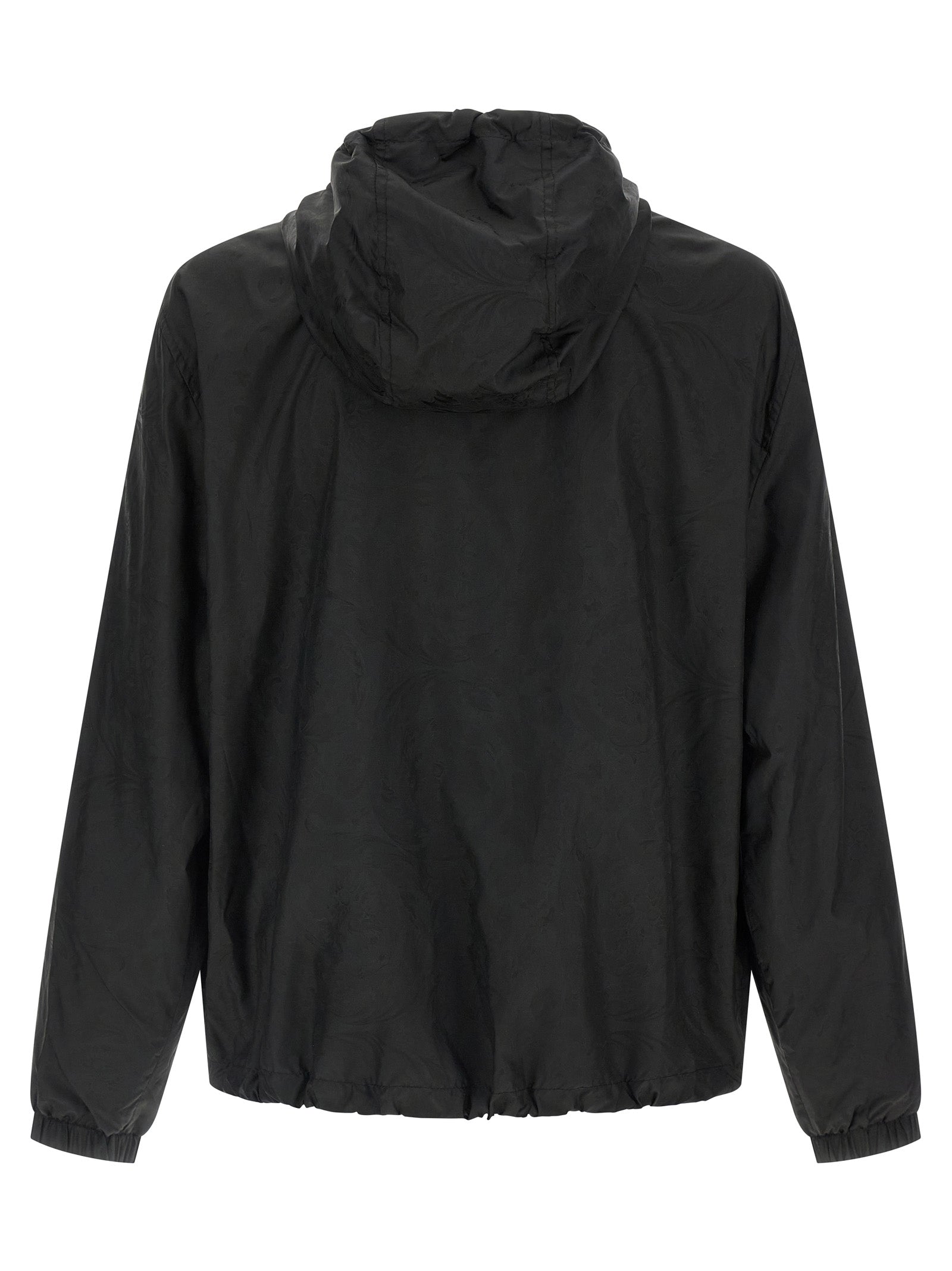 Versace Black Nylon Shell Men's Jacket
