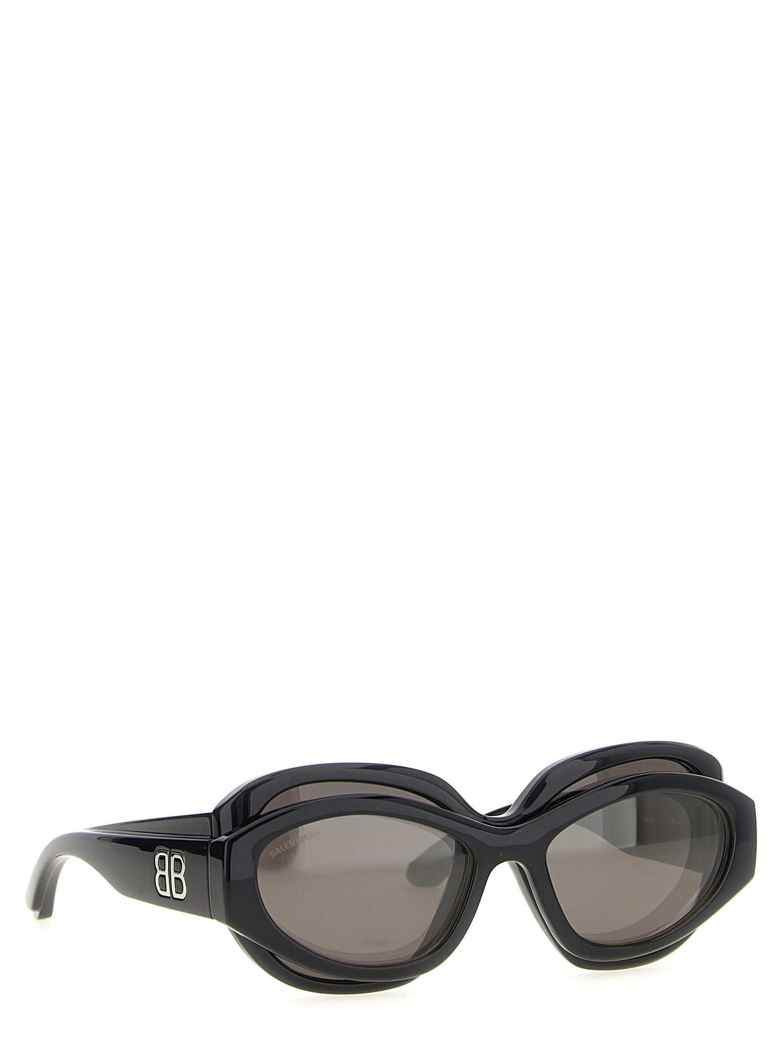Balenciaga Black Polyamide Women's Sunglasses