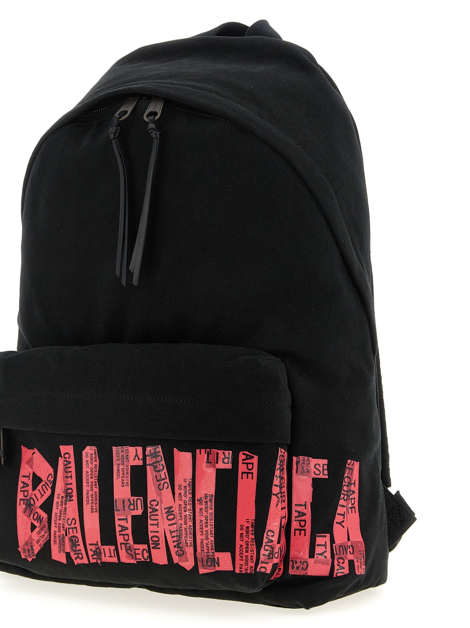Balenciaga Black Cotton Men's Backpack