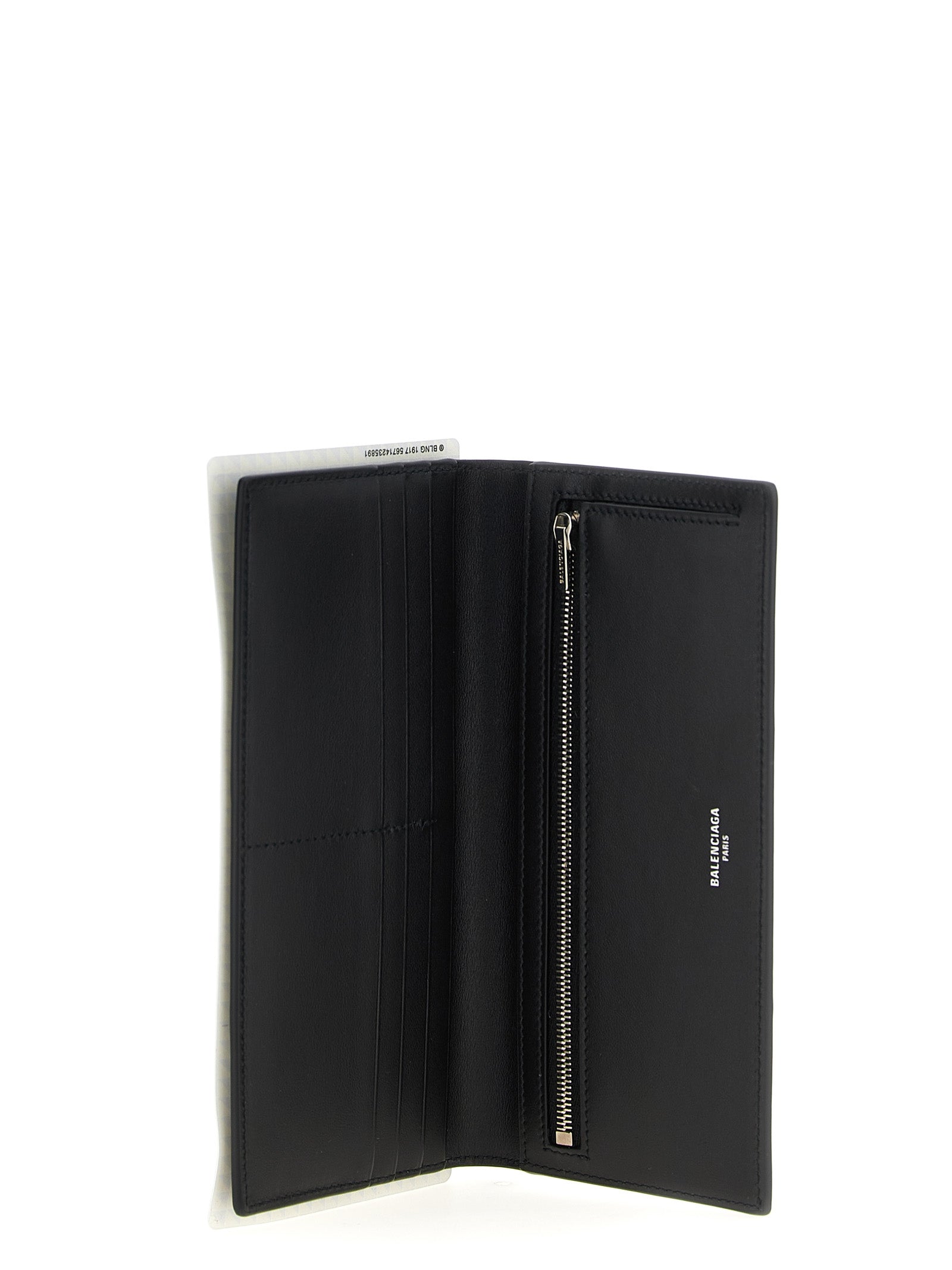 Balenciaga Black Leather Men's Wallet