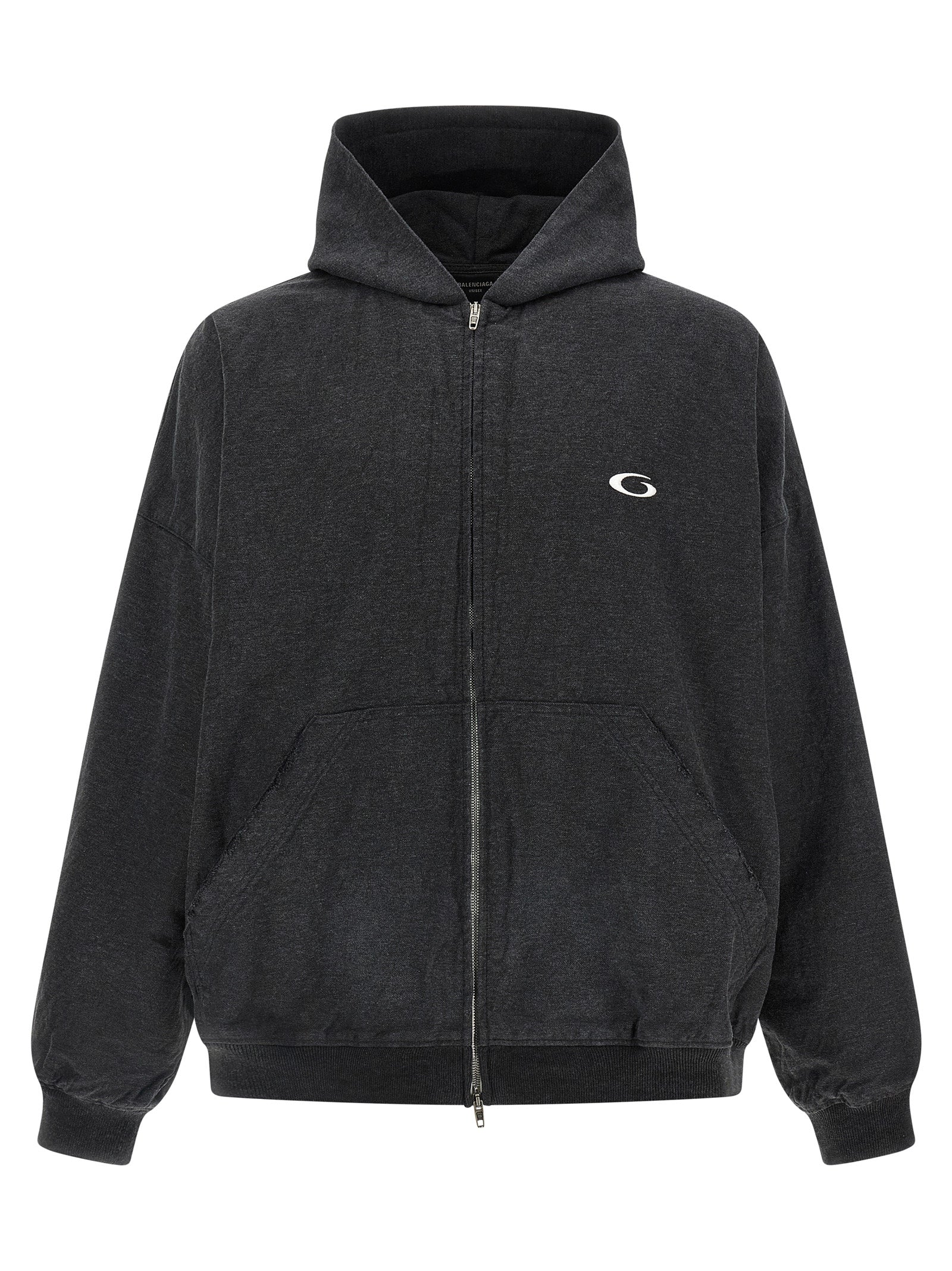 Balenciaga Gray Cotton Men's Sweatshirt