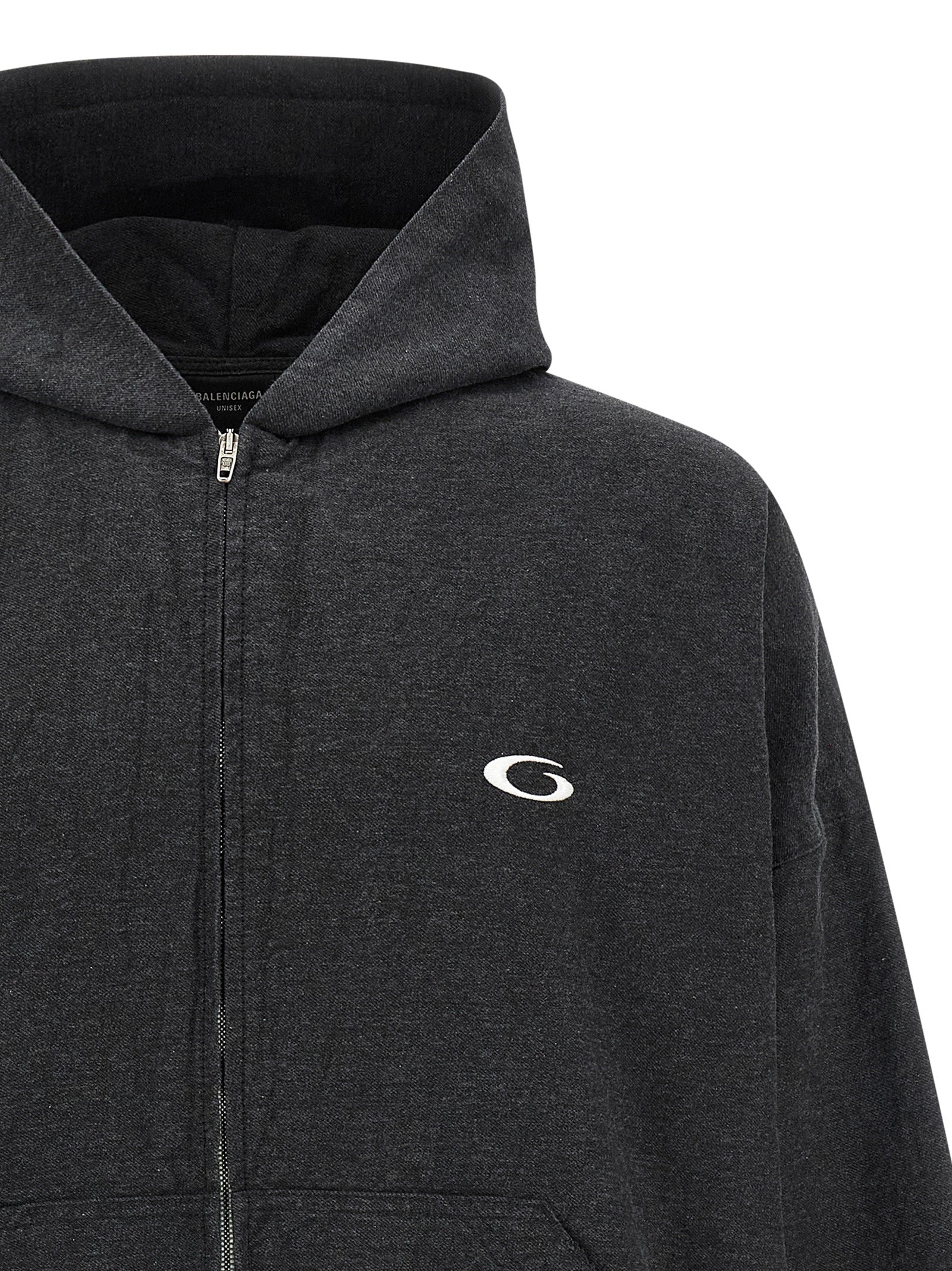 Balenciaga Gray Cotton Men's Sweatshirt