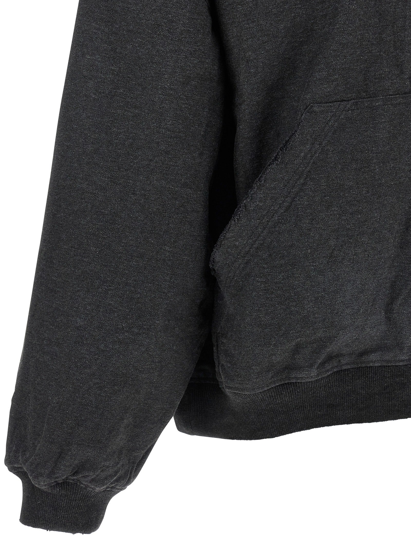 Balenciaga Gray Cotton Men's Sweatshirt