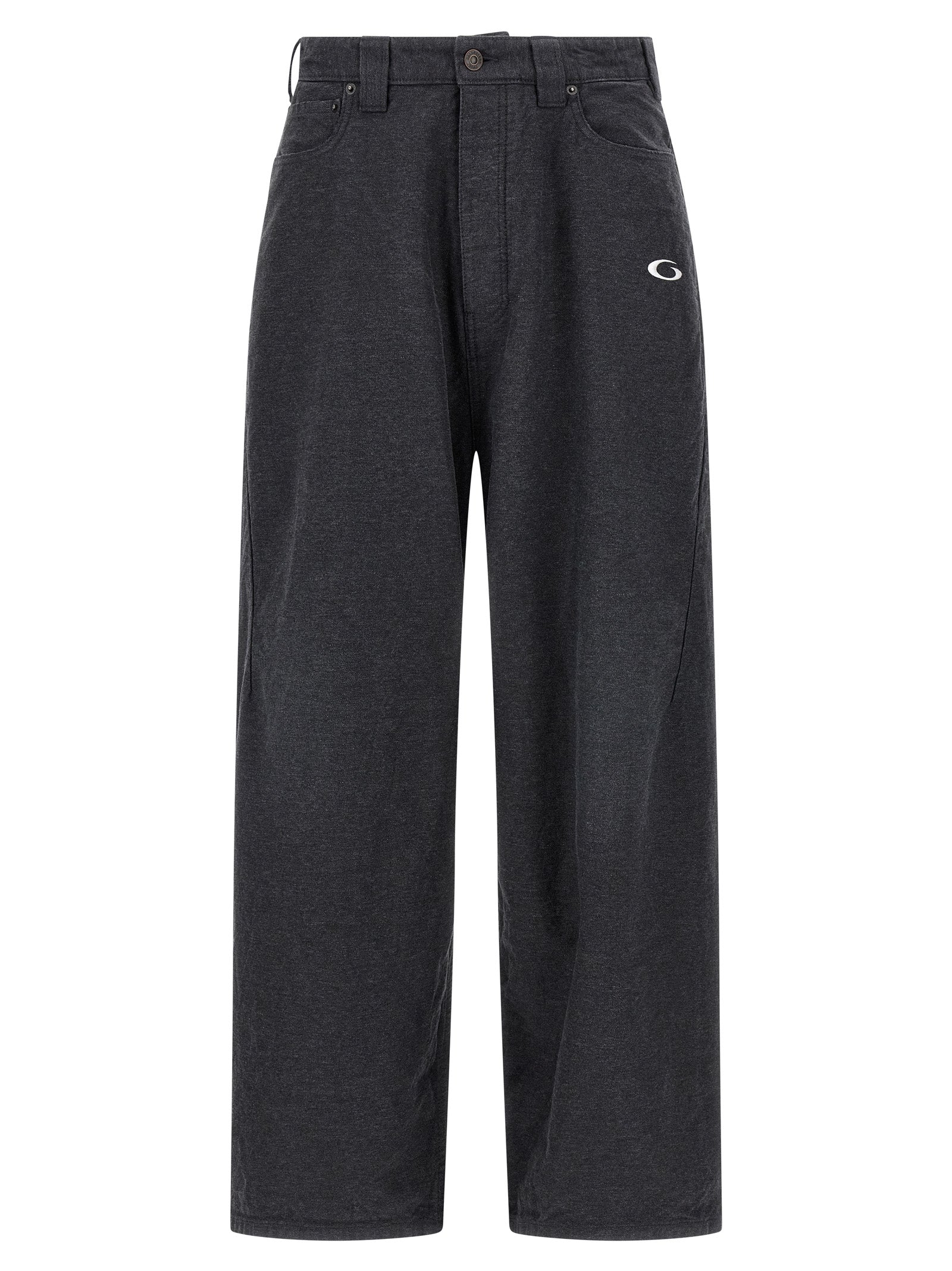 Balenciaga Gray Cotton Casual Men's Pants