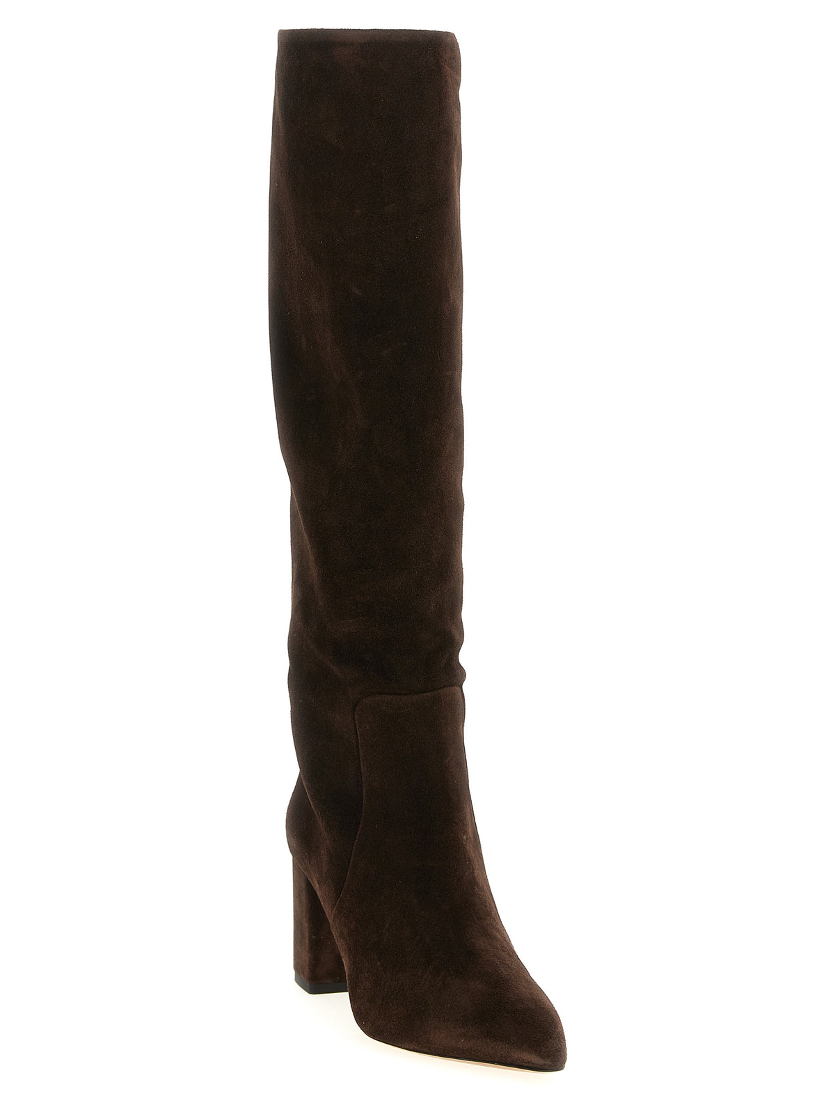 Paris Texas Brown Calfskin Over The Women's Knee