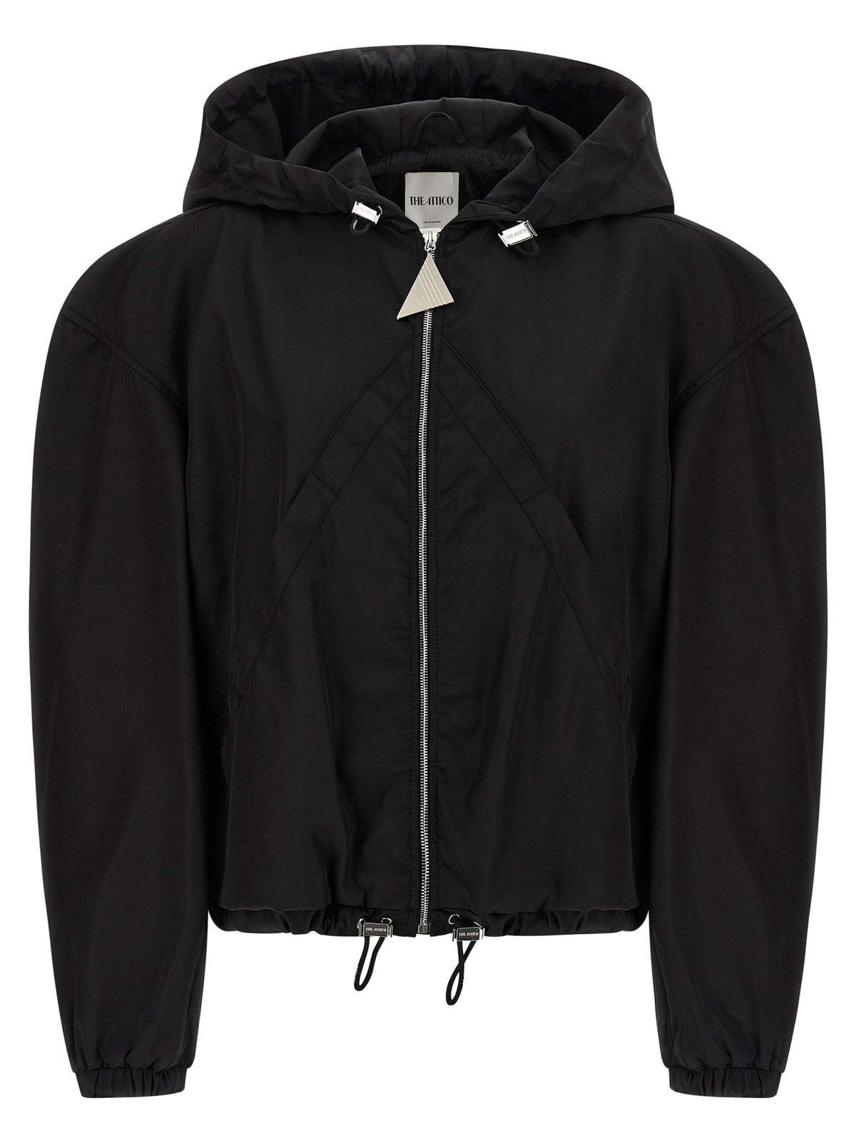 The Attico Black Polyamide Women's Bomber