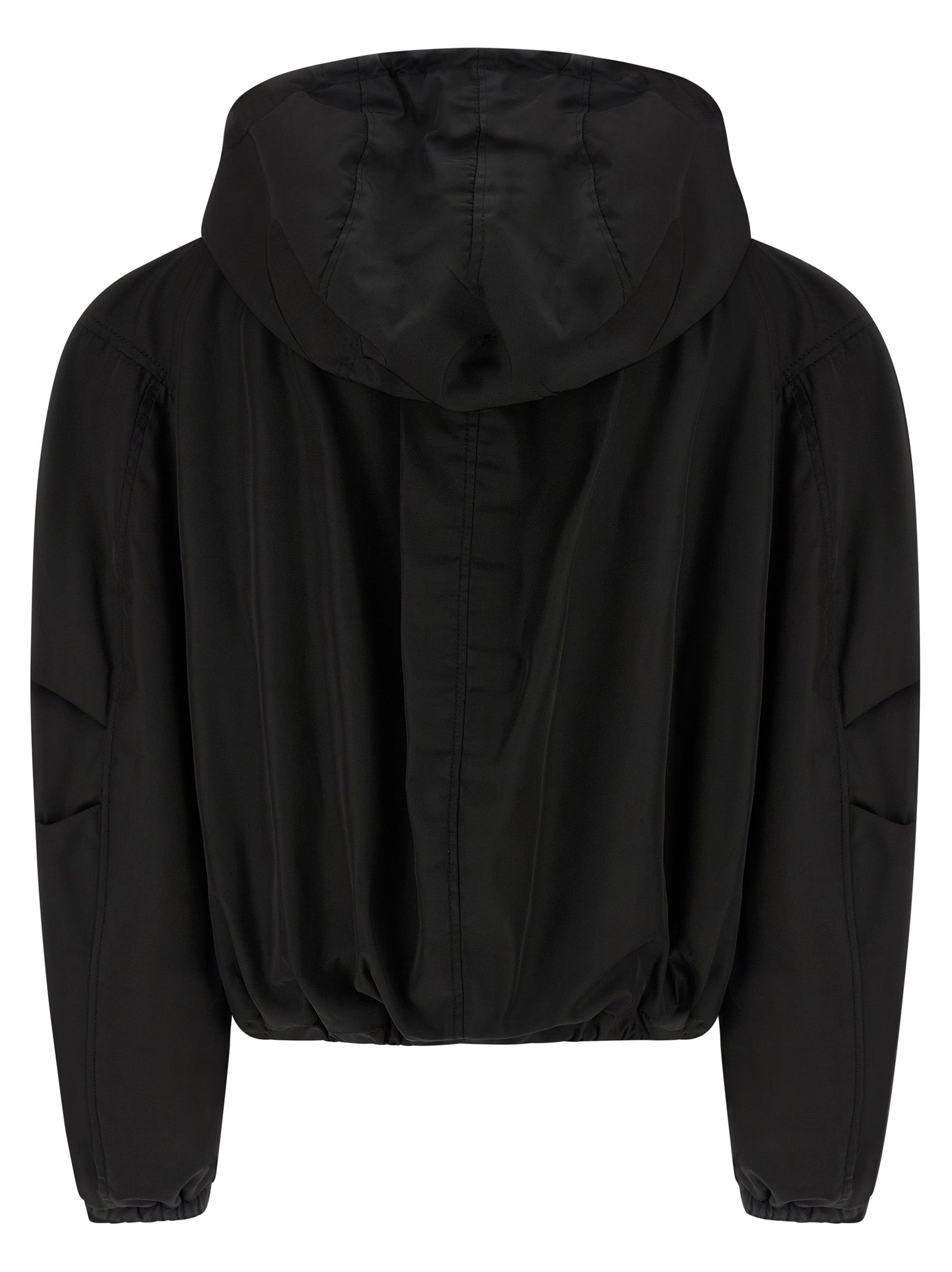The Attico Black Polyamide Women's Bomber