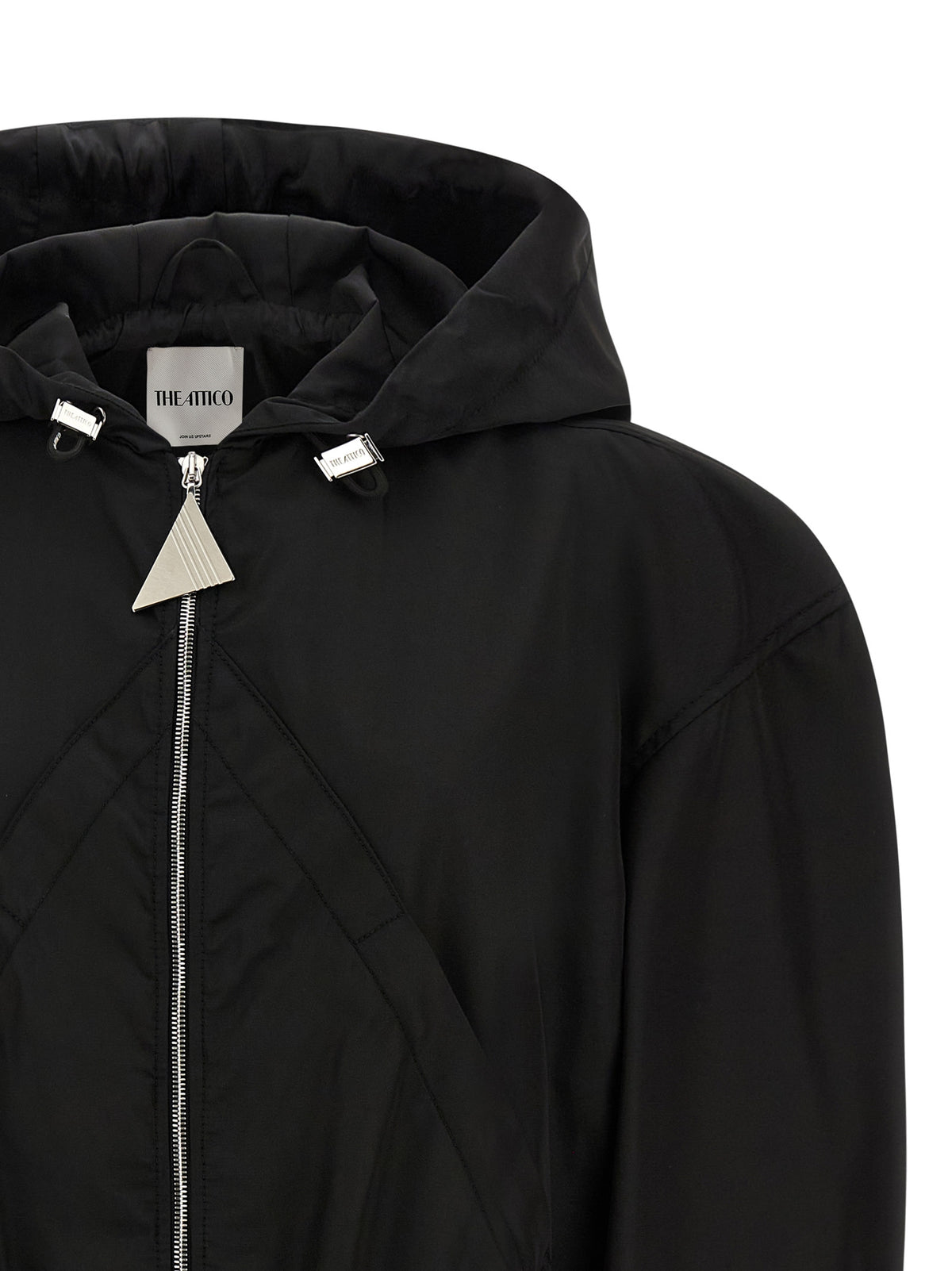 The Attico Black Polyamide Women's Bomber
