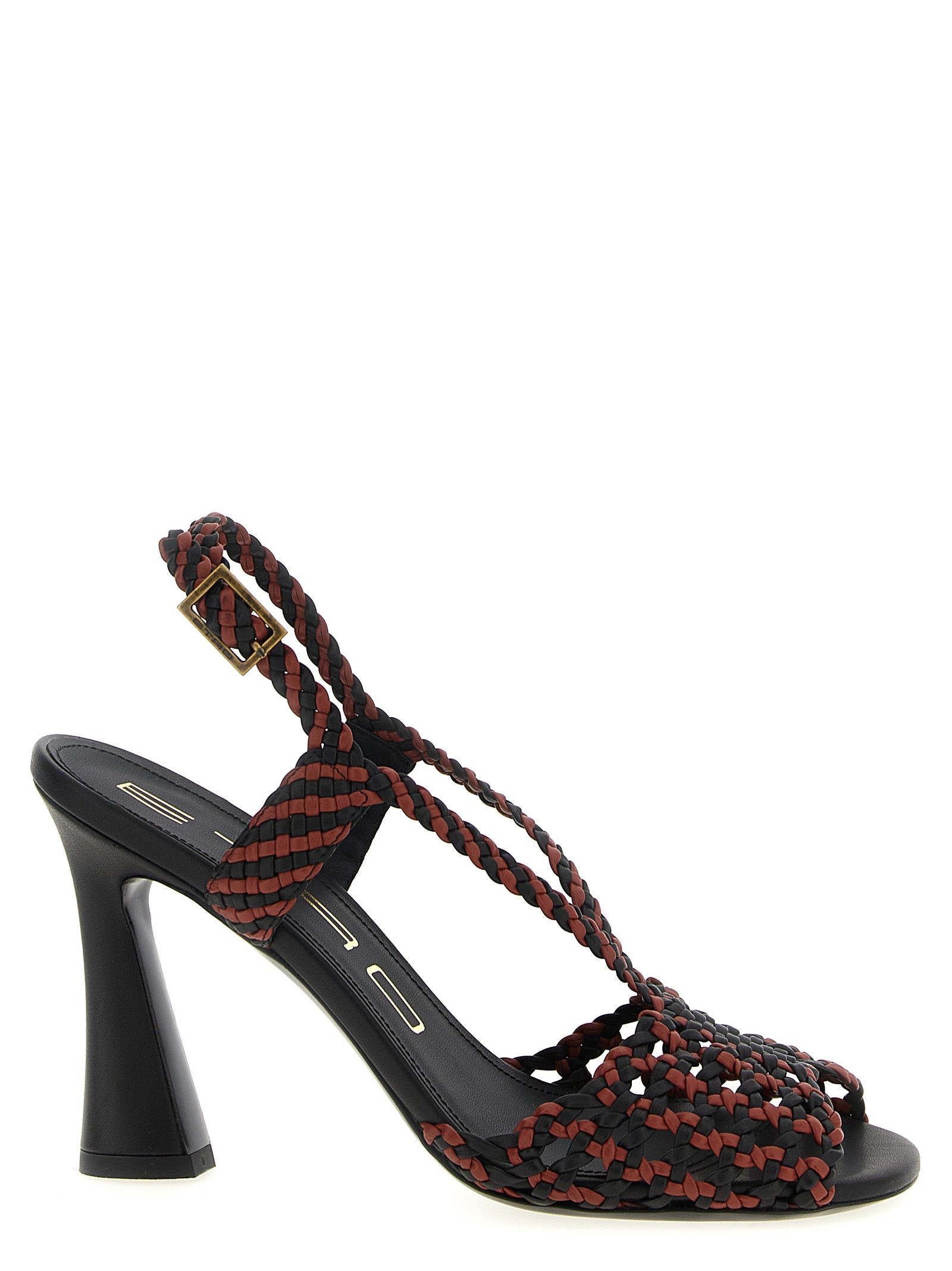 Etro Brown Polyethylene Stiletto Heel Women's Sandals