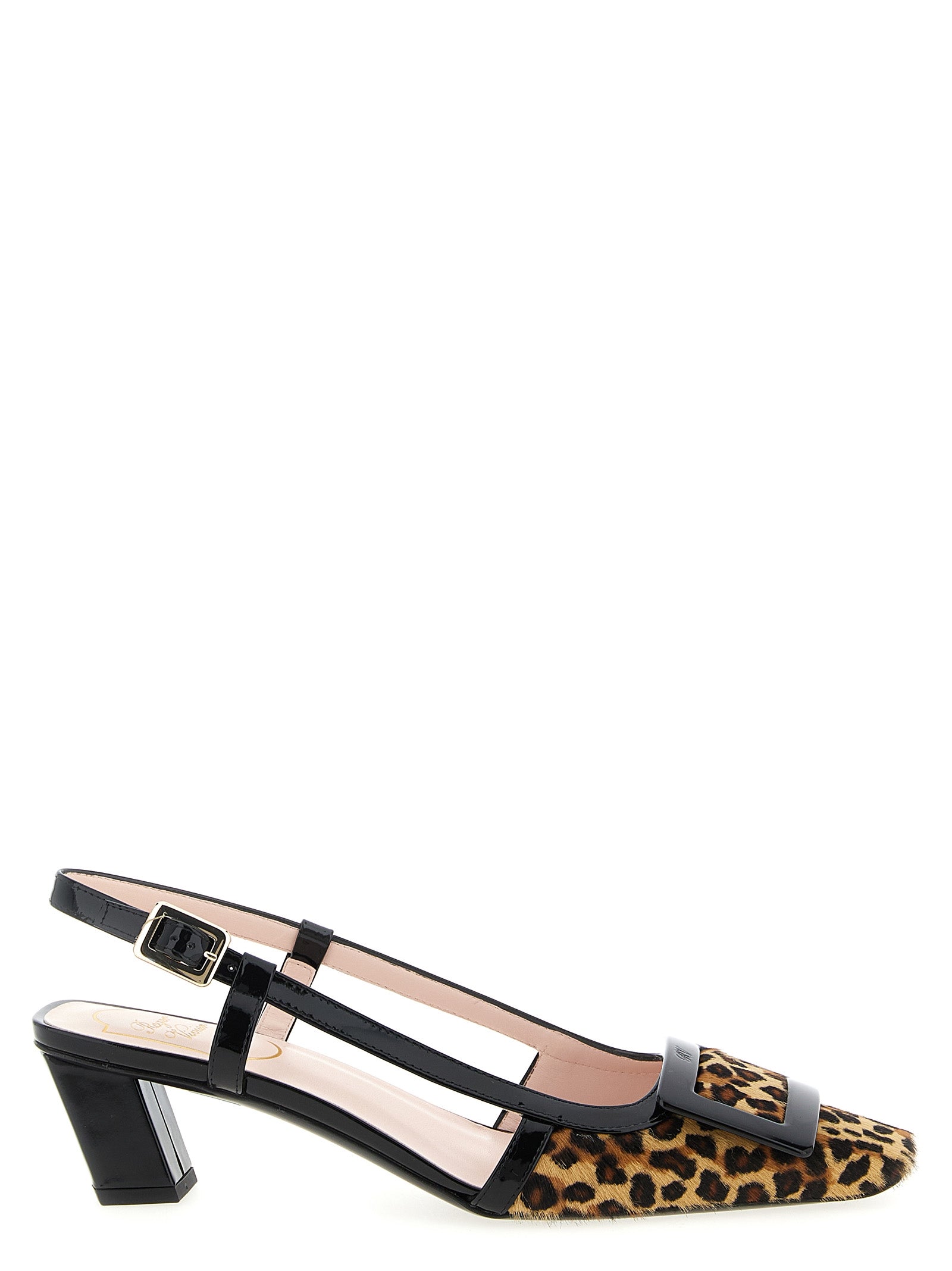 Roger Vivier Multicolor Calfskin Mid Heel Women's Pumps