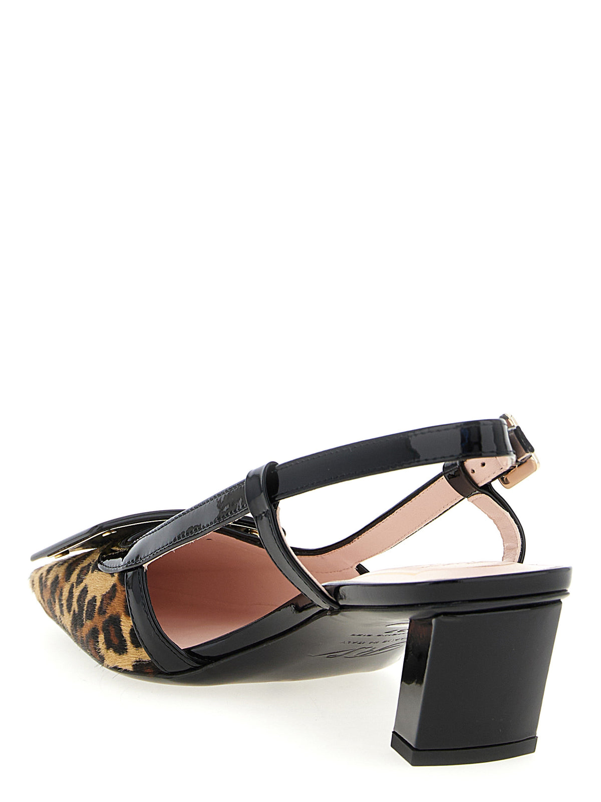Roger Vivier Multicolor Calfskin Mid Heel Women's Pumps