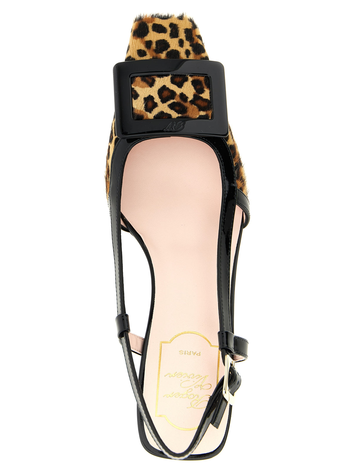 Roger Vivier Multicolor Calfskin Mid Heel Women's Pumps