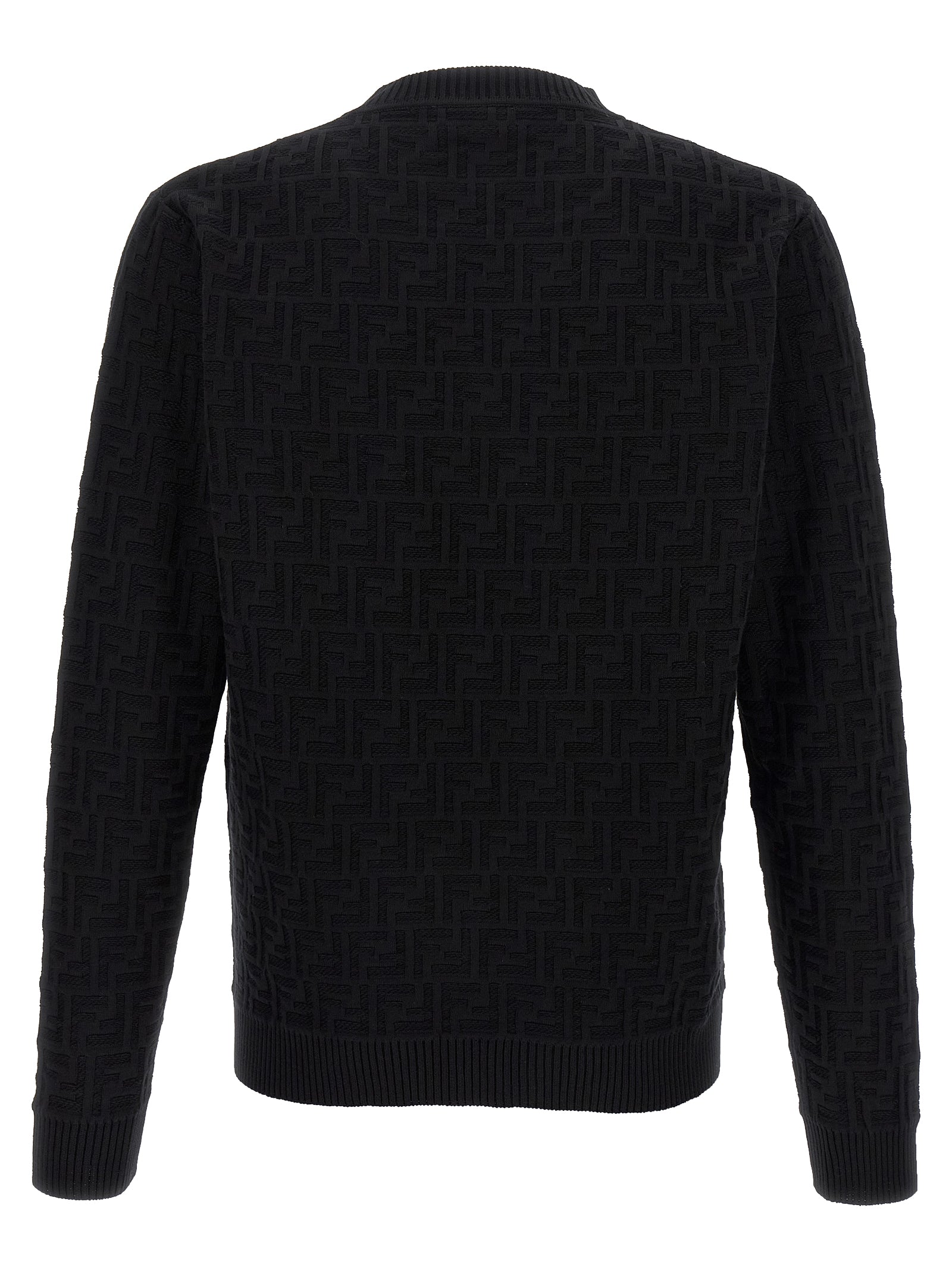 Fendi Black Cotton Men's Cardigan