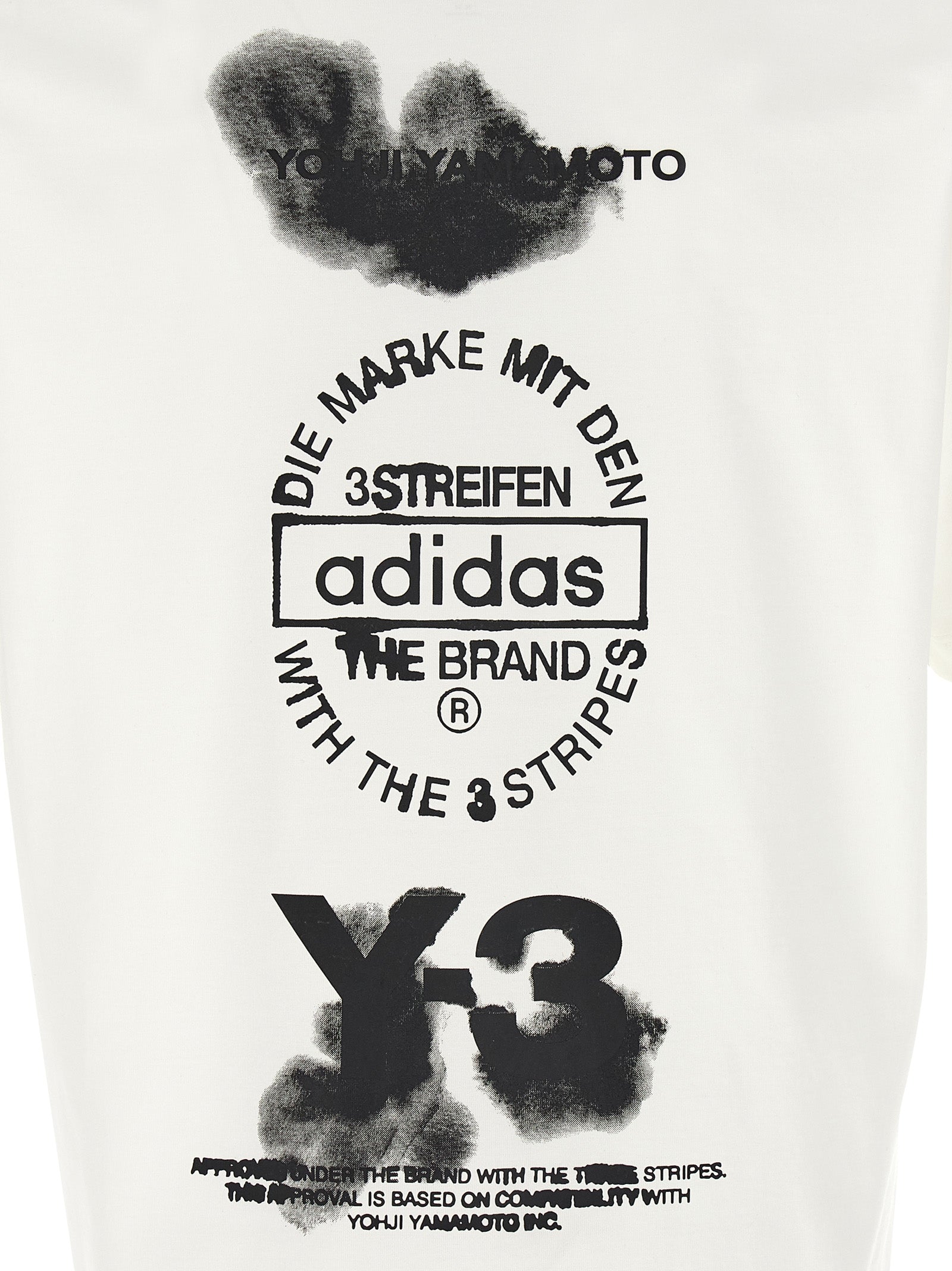 Y-3 Bicolor Cotton Men's T-Shirt