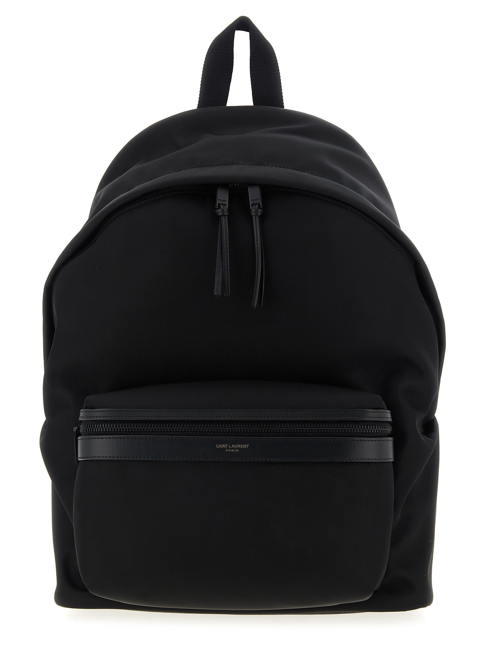 Saint Laurent Black Polyamide Men's Backpack