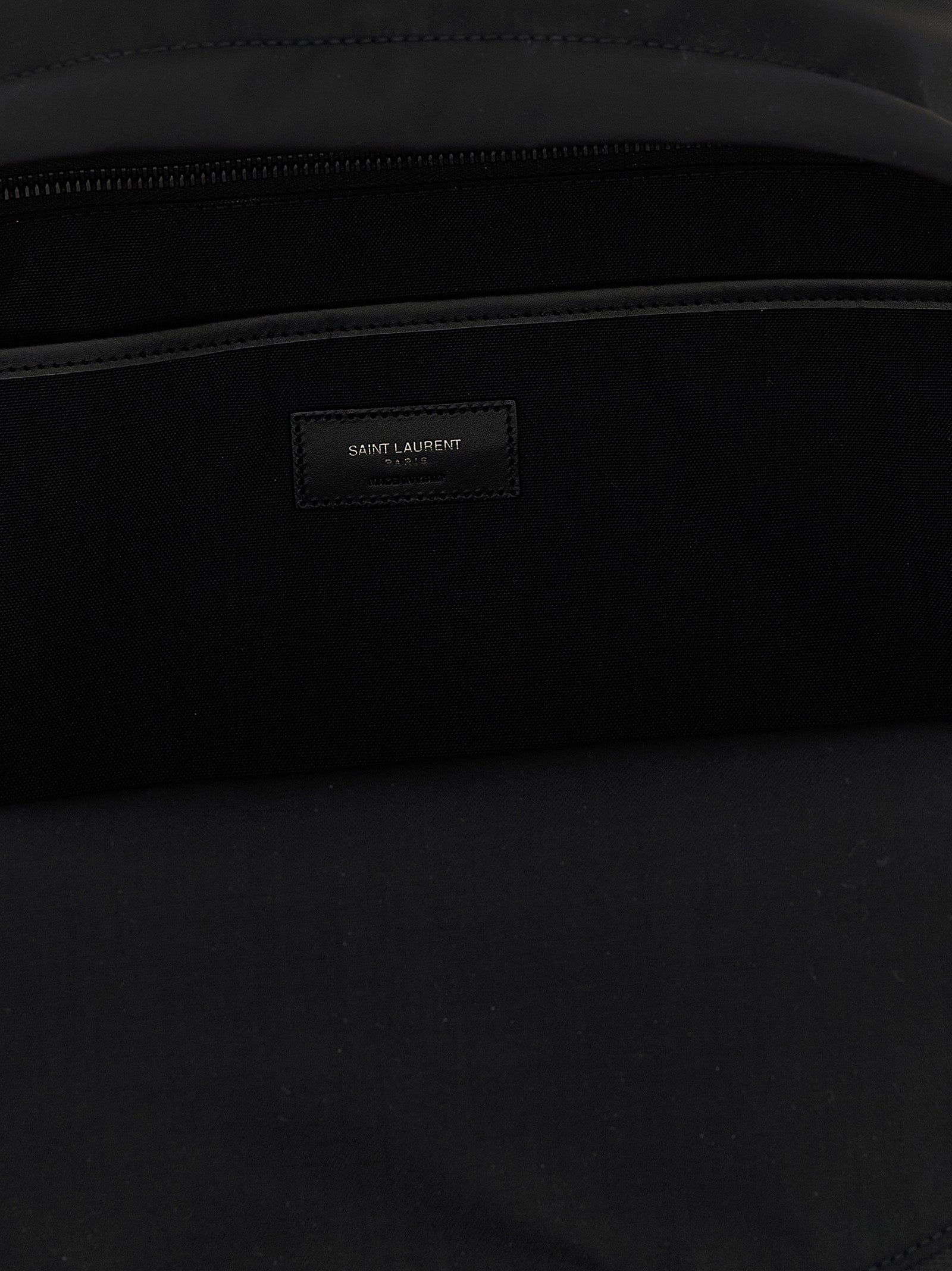 Saint Laurent Black Polyamide Men's Backpack