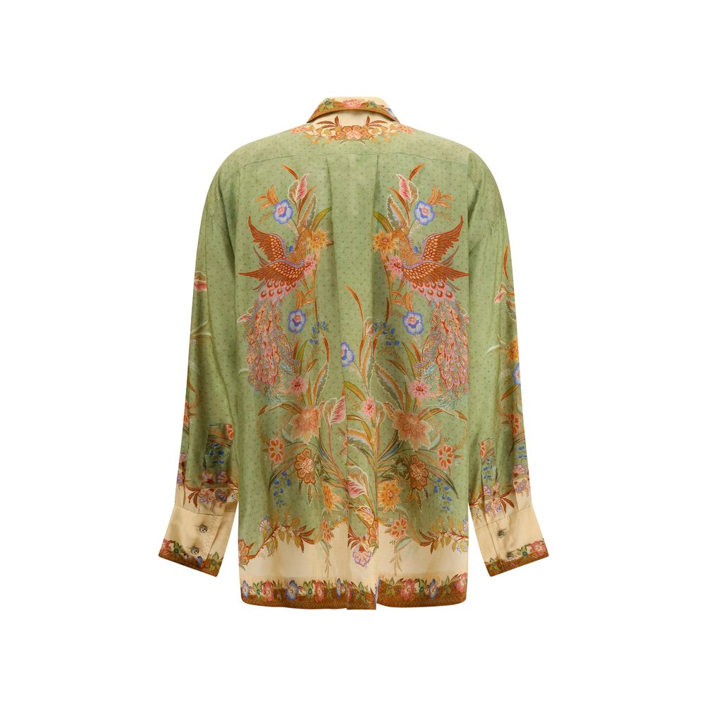 Zimmermann Multicolor Silk Pattern Women's Shirt
