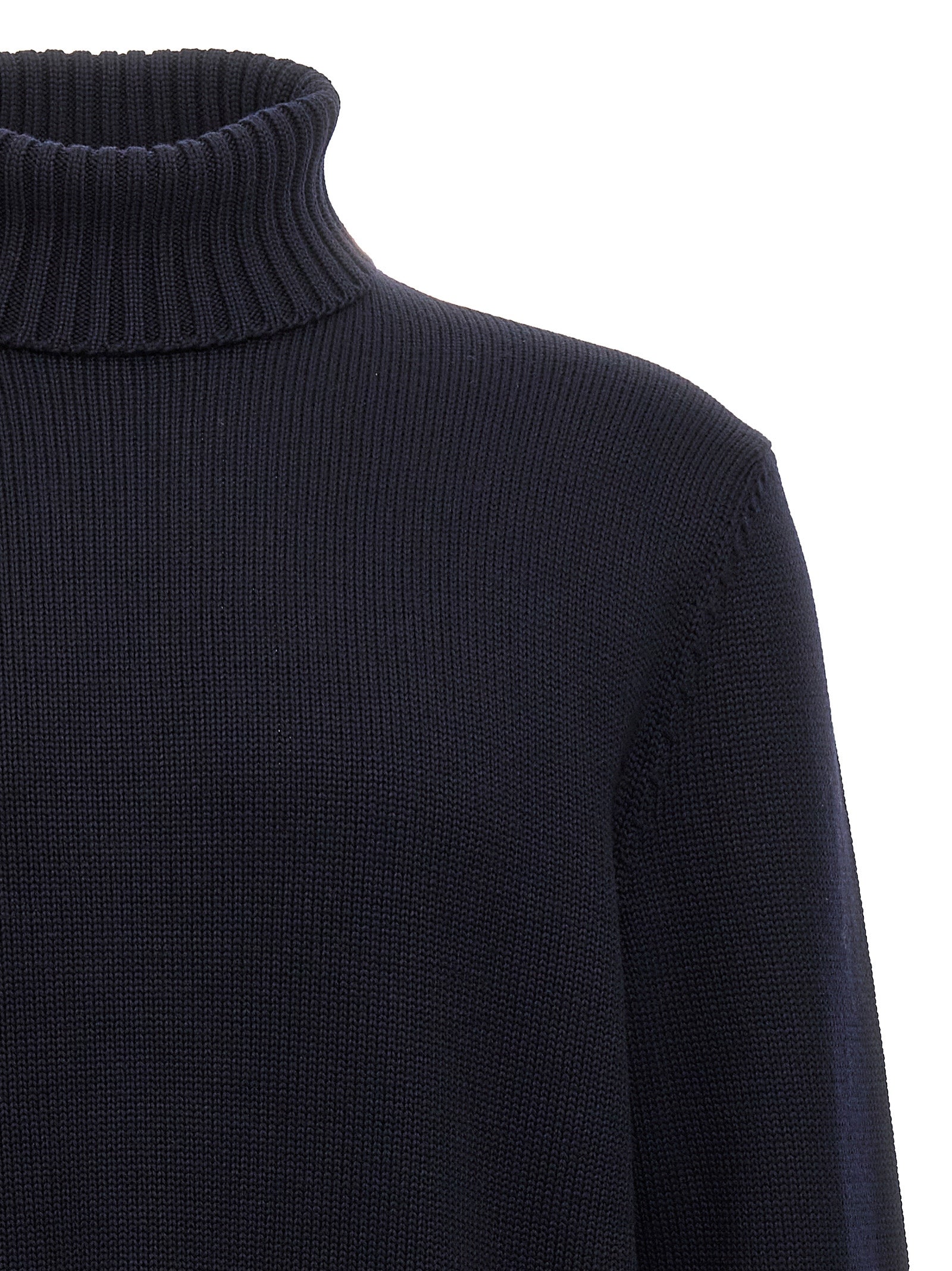 ZANONE Blue Virgin Wool Men's Cardigan